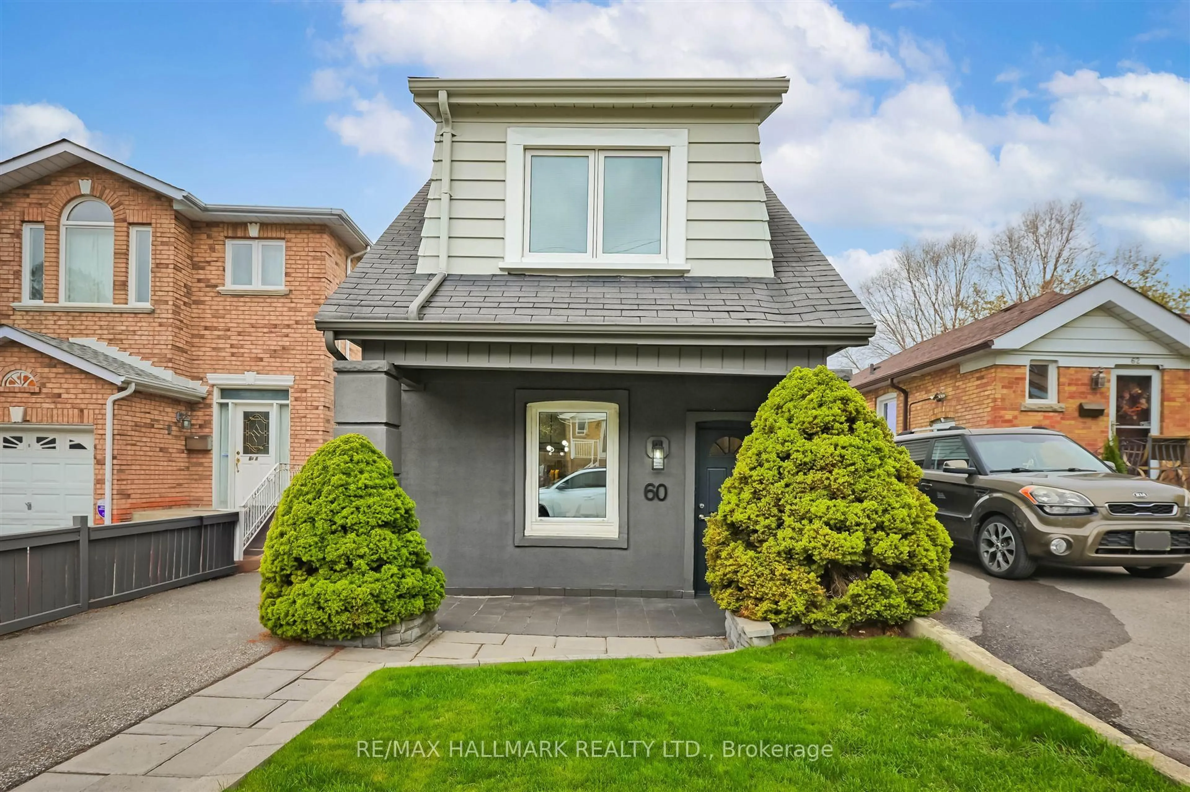 Home with brick exterior material, street for 60 Maybourne Ave, Toronto Ontario M1L 2V9