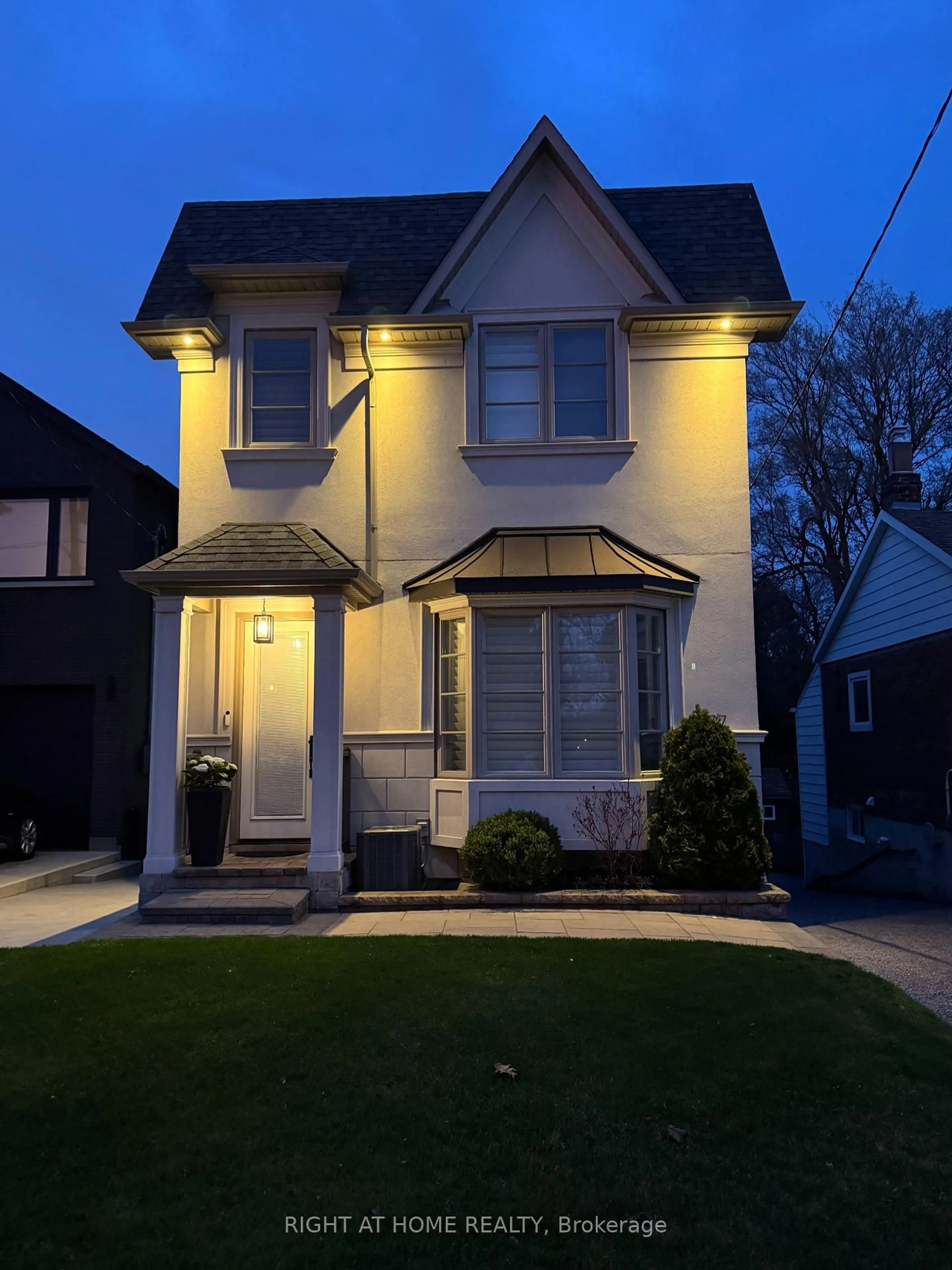 Home with brick exterior material, street for 77 Leroy Ave, Toronto Ontario M4J 4G9