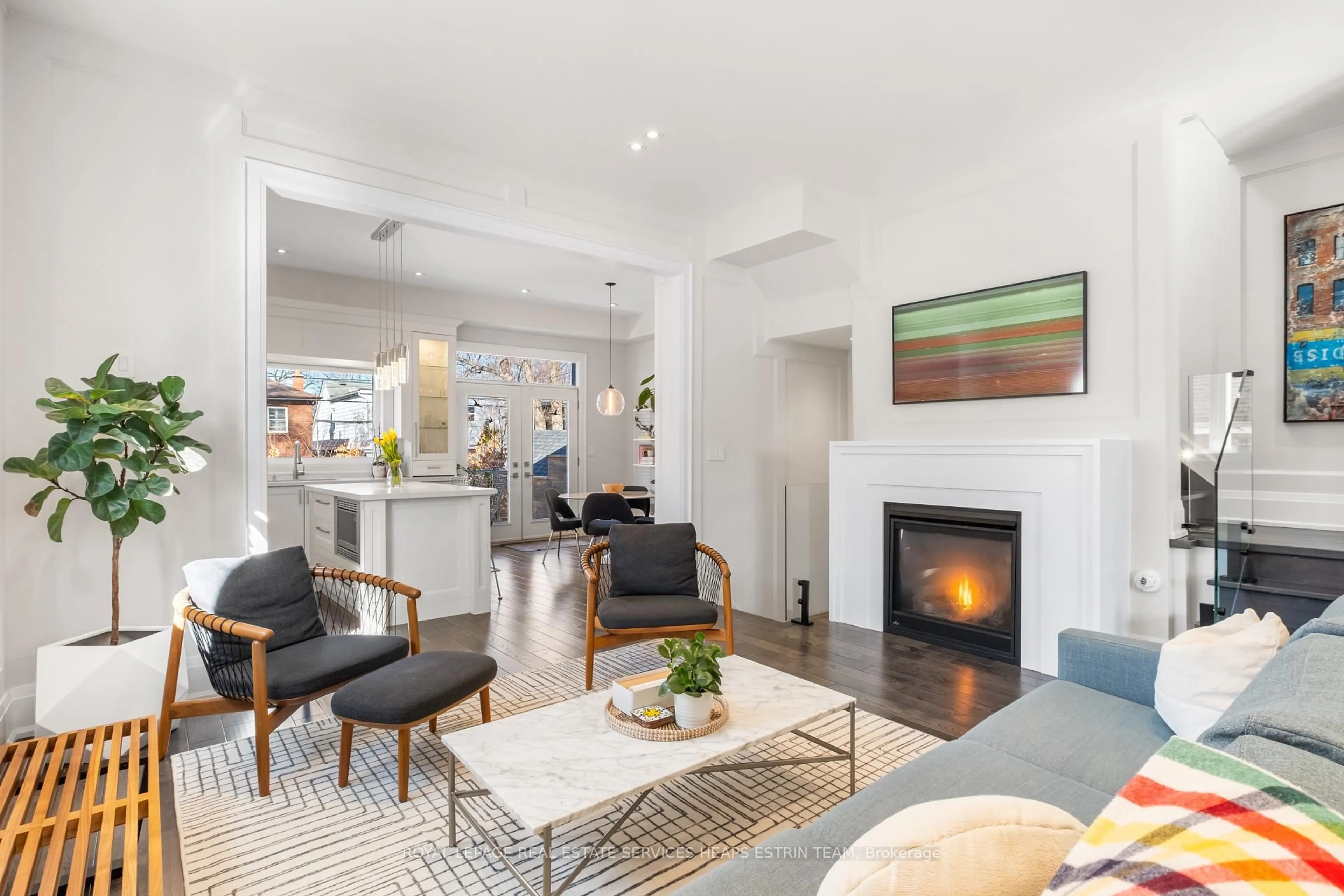 Living room with furniture, unknown for 56 St Hubert Ave, Toronto Ontario M4J 3Z3