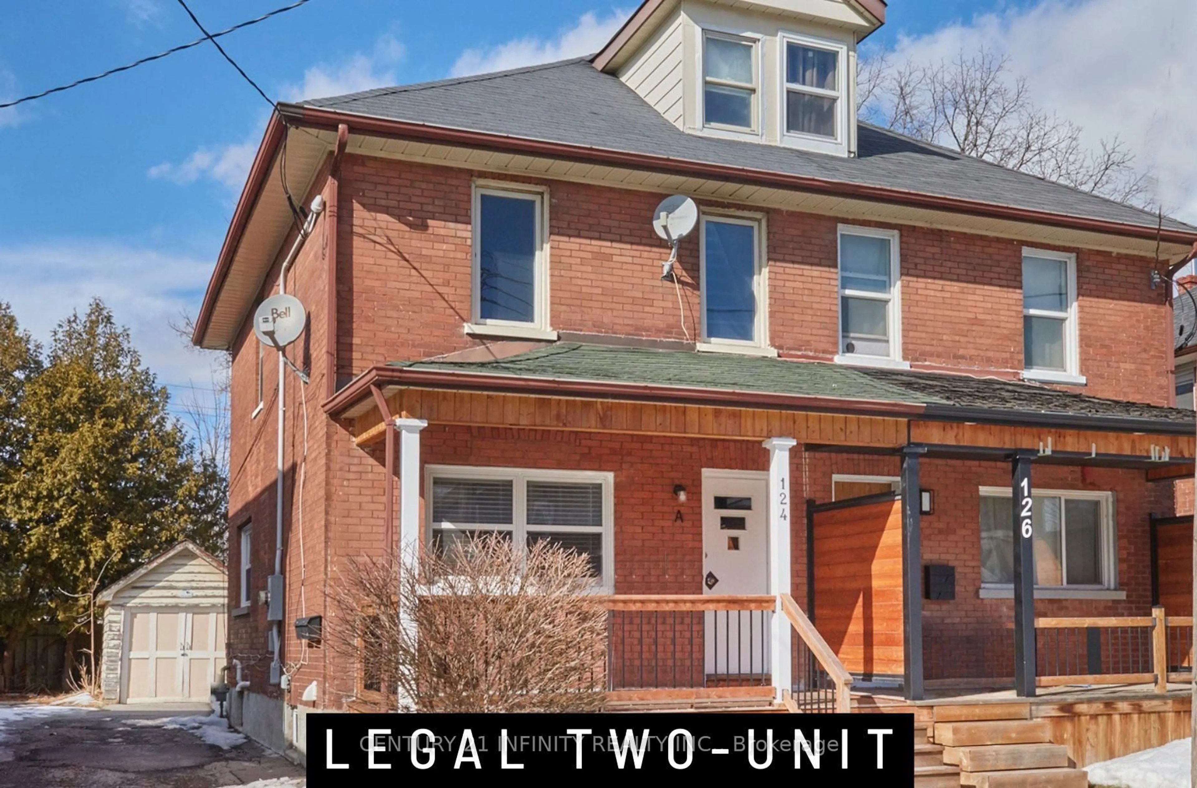Home with brick exterior material, street for 124 Agnes St, Oshawa Ontario L1G 1V4