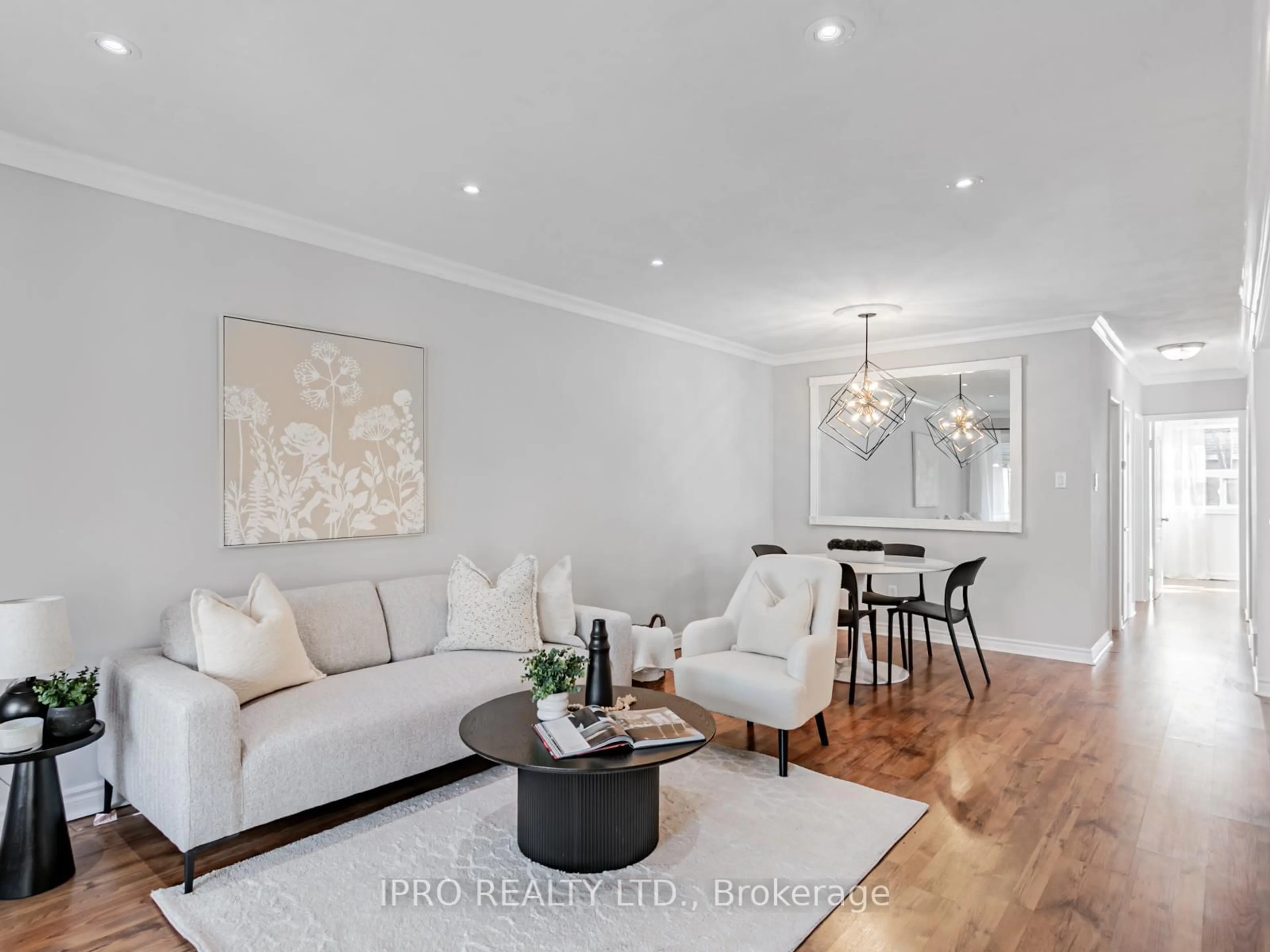 Living room with furniture, unknown for 67 Trinnell Blvd, Toronto Ontario M1L 1S6