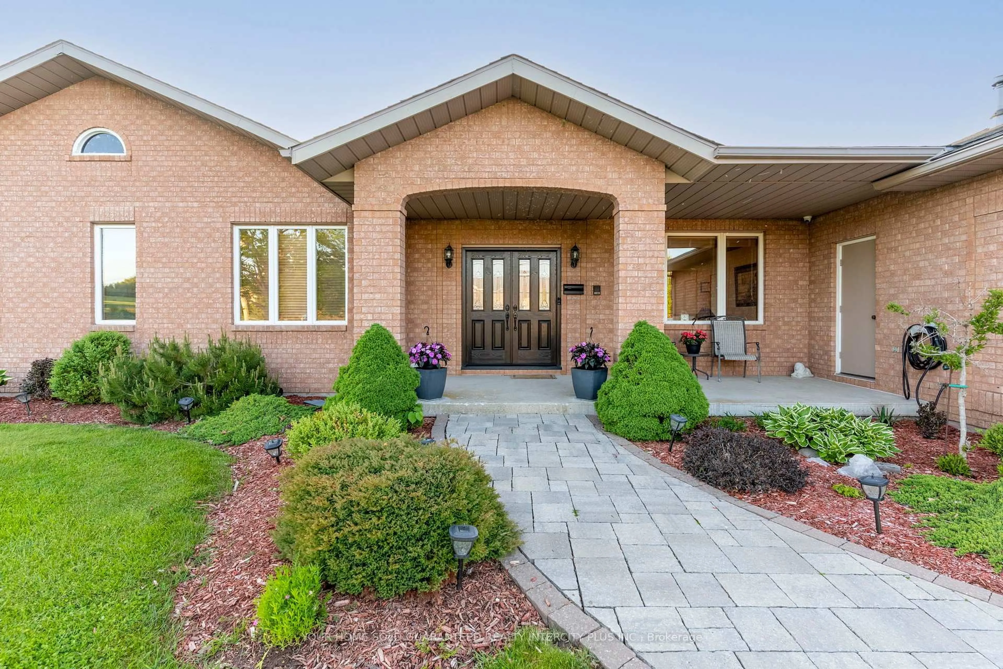 Home with brick exterior material, street for 592 Fralicks Beach Rd, Scugog Ontario L9L 1B6