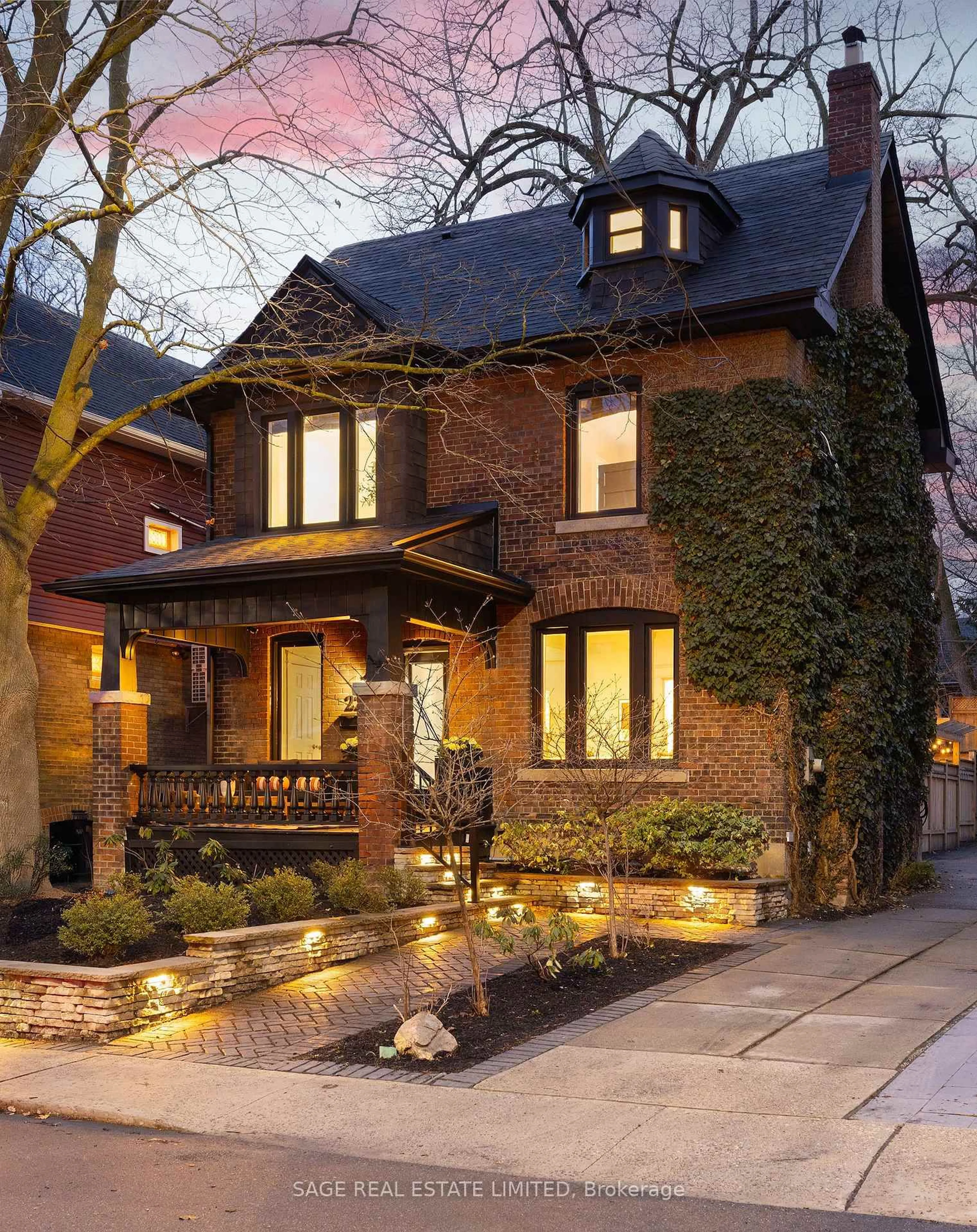 Home with brick exterior material, street for 22 Bellefair Ave, Toronto Ontario M4L 3T8