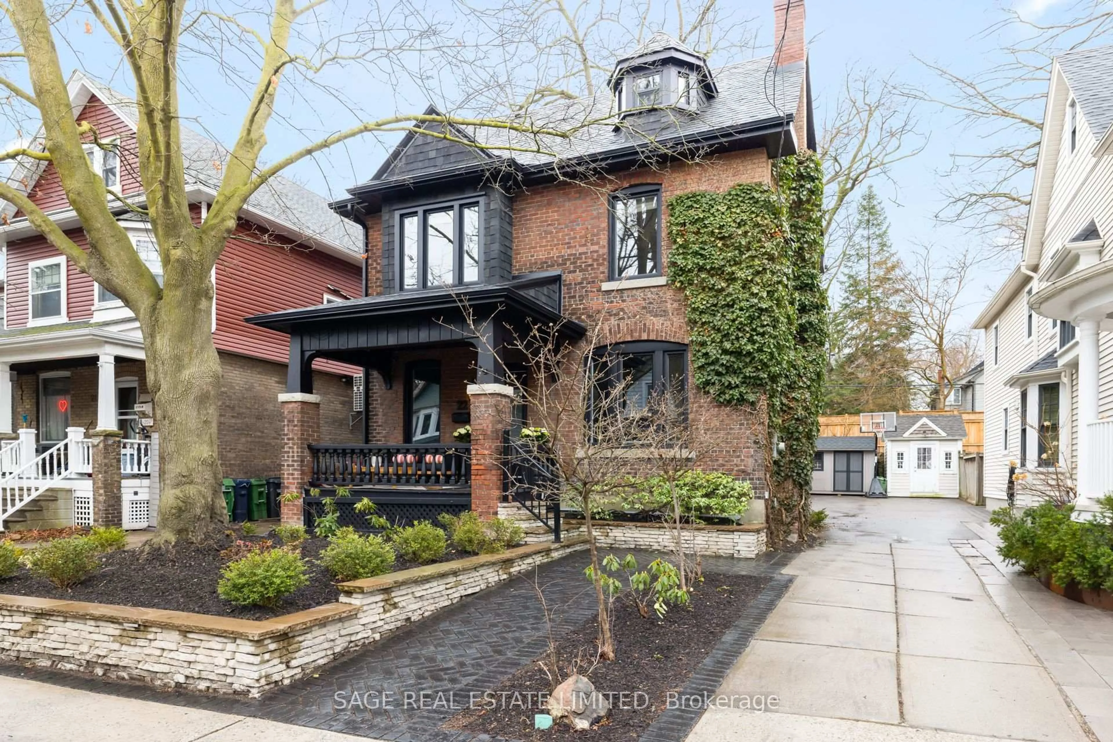 Home with brick exterior material, street for 22 Bellefair Ave, Toronto Ontario M4L 3T8