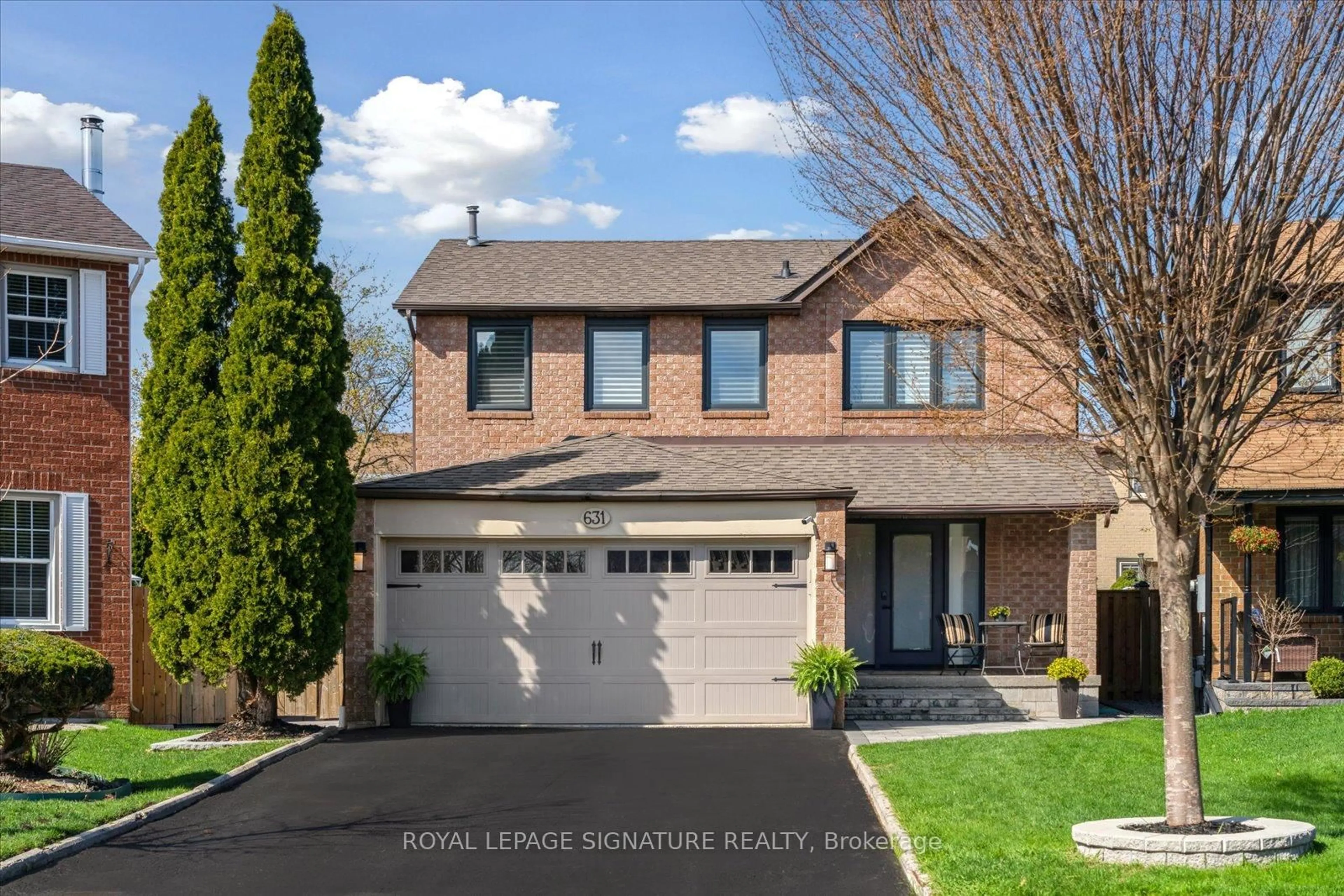 Home with brick exterior material, street for 631 Ariel Cres, Pickering Ontario L1V 4V6