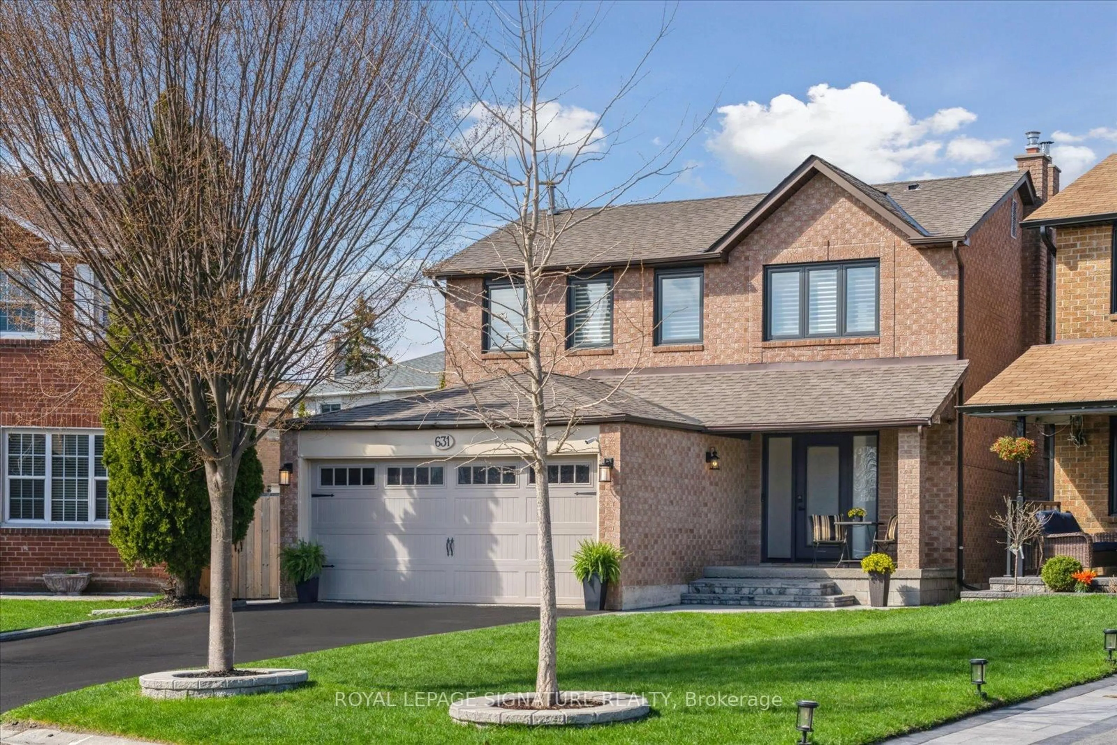 Home with brick exterior material, street for 631 Ariel Cres, Pickering Ontario L1V 4V6