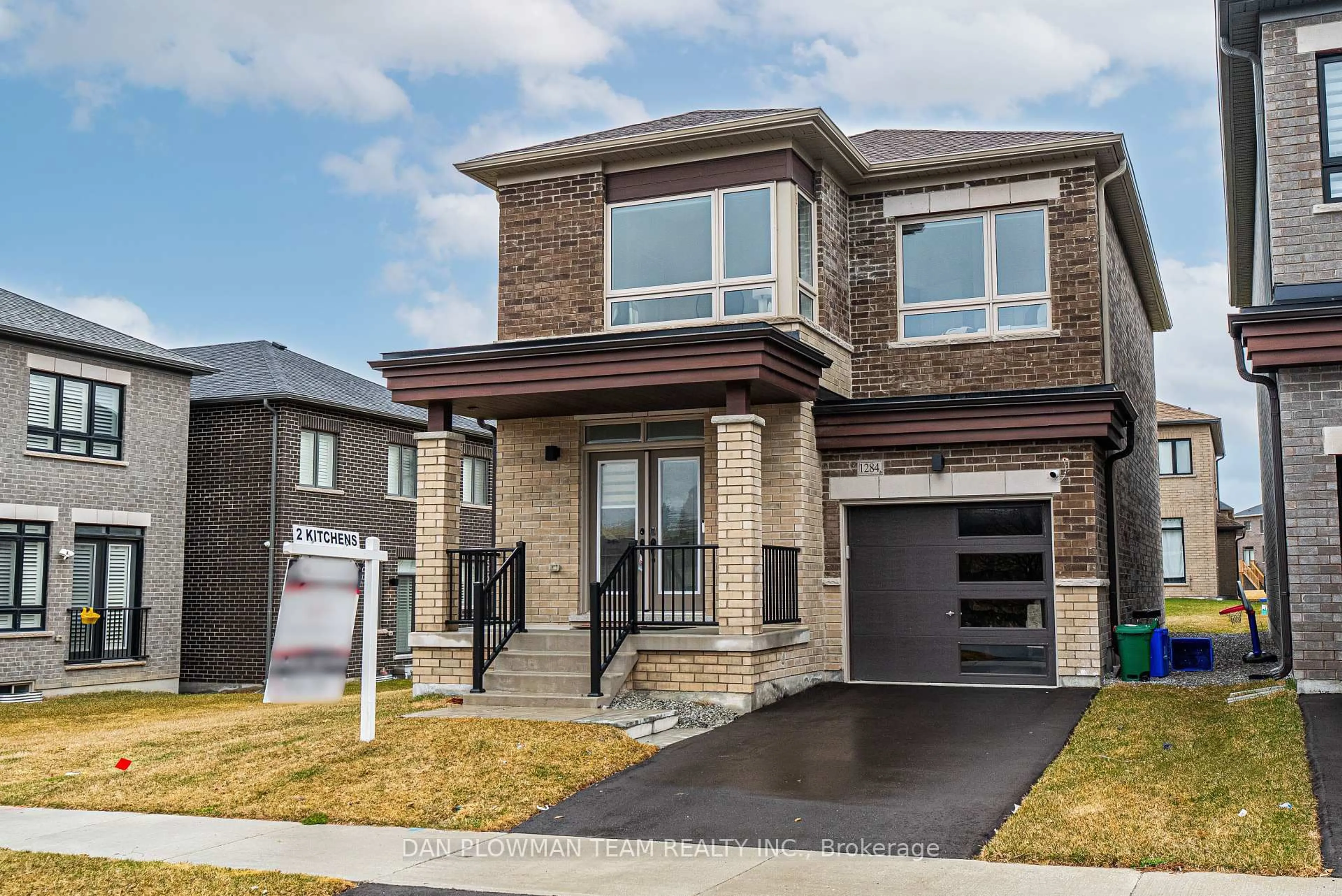 Home with brick exterior material, street for 1284 Klondike Dr, Oshawa Ontario L1H 8L7