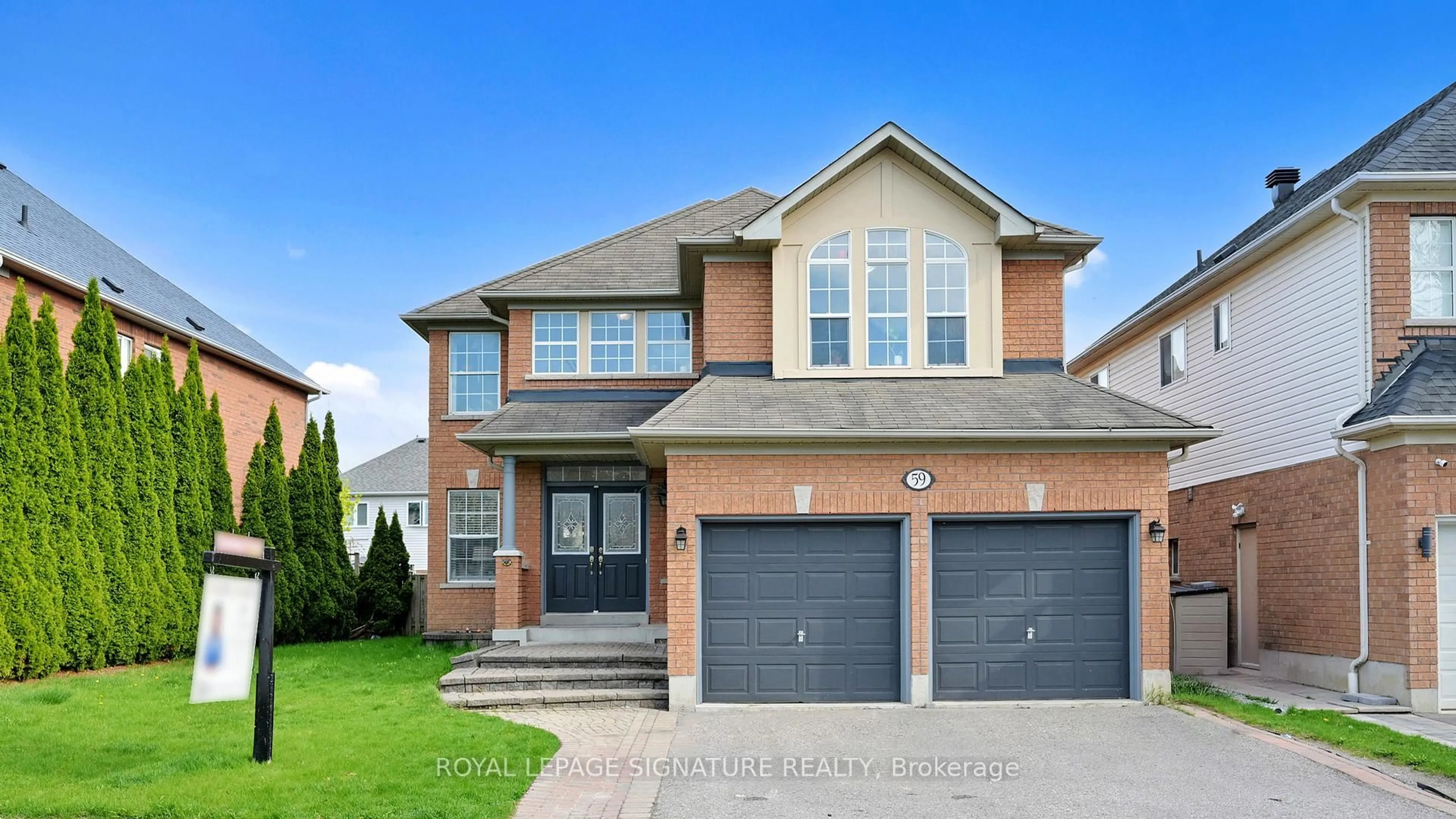 Home with brick exterior material, street for 59 Medland Ave, Whitby Ontario L1P 1S7