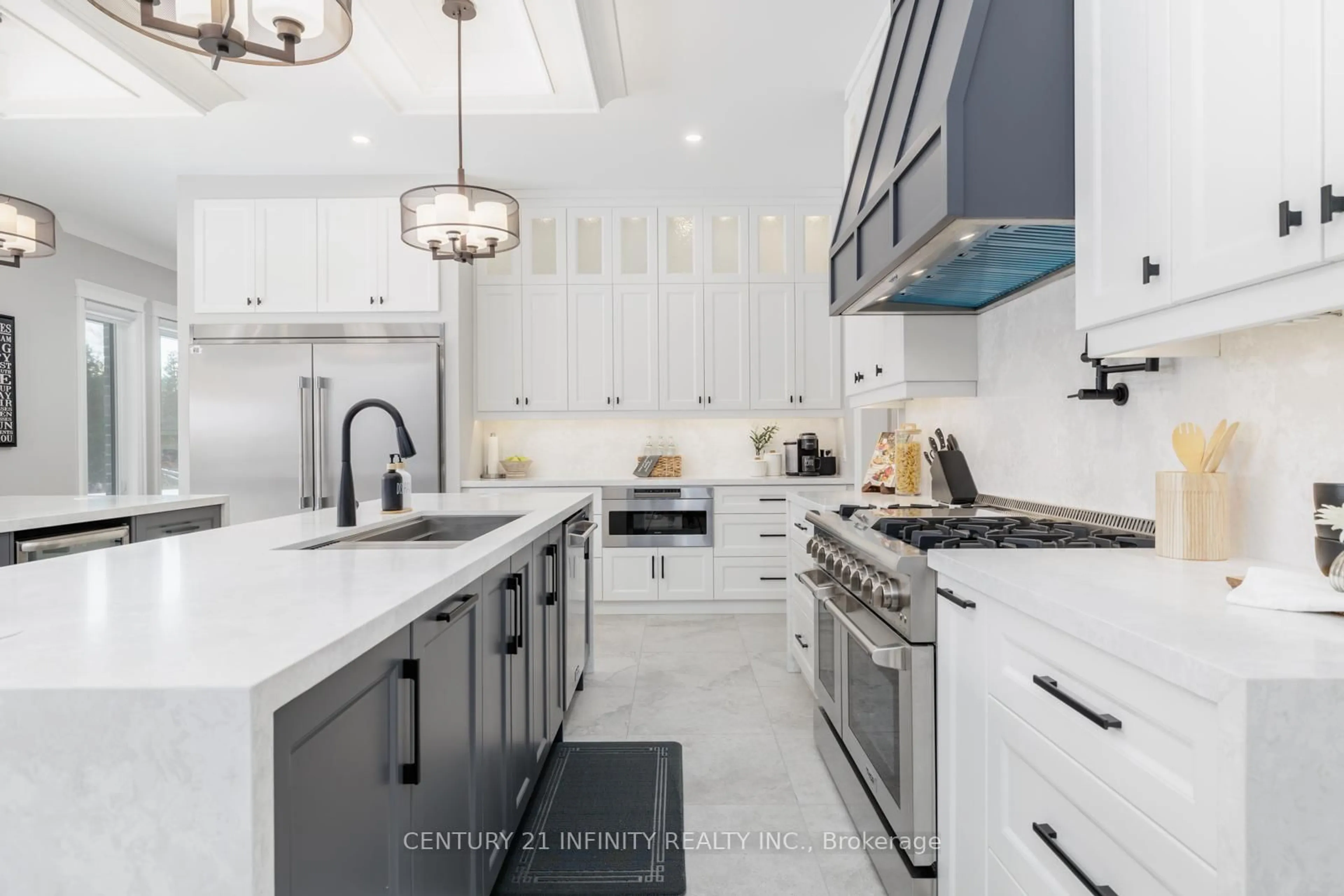 Contemporary kitchen, ceramic/tile floor for 2033 Nash Rd, Clarington Ontario L1C 3K4