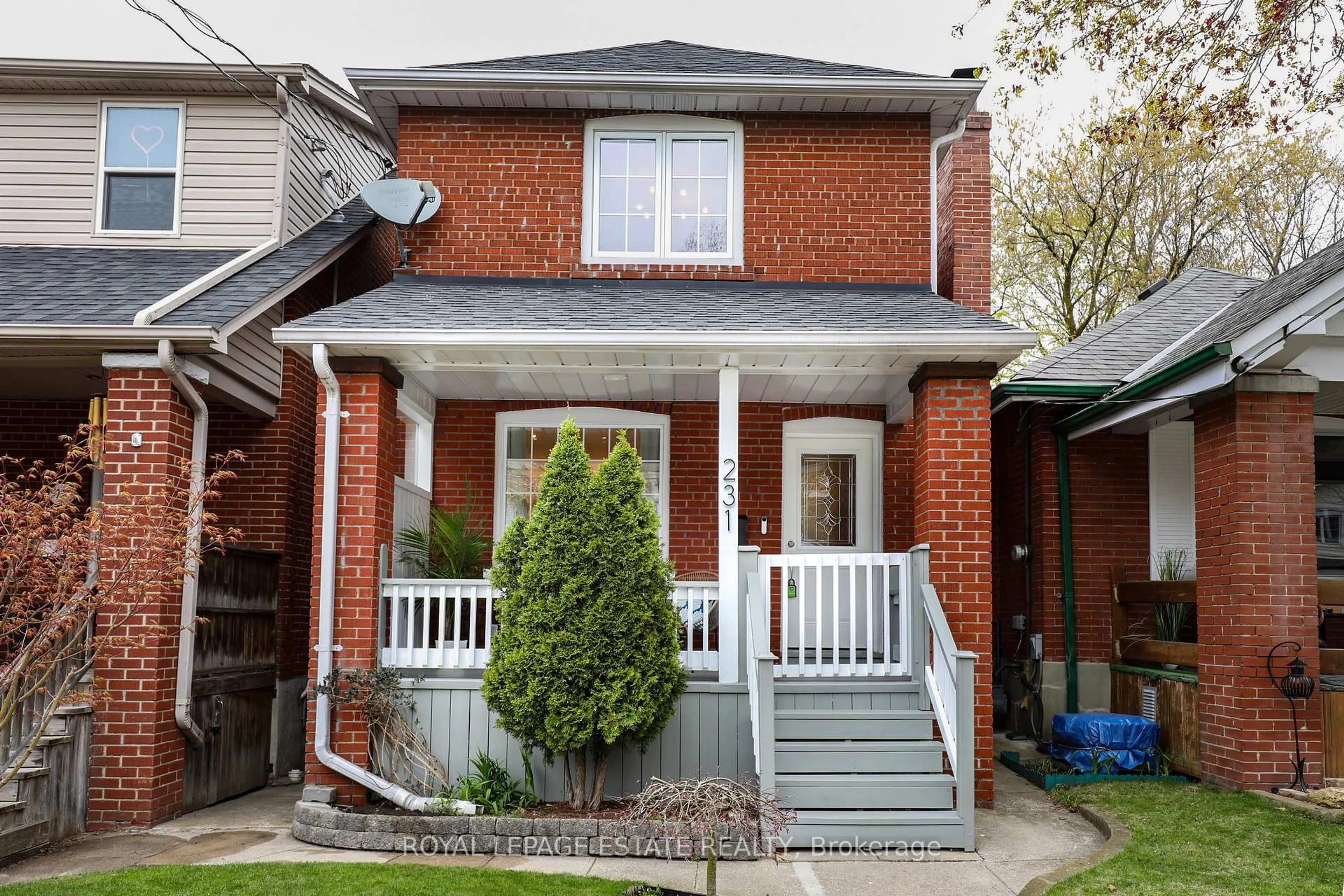Home with brick exterior material, street for 231 Bingham Ave, Toronto Ontario M4E 3R4