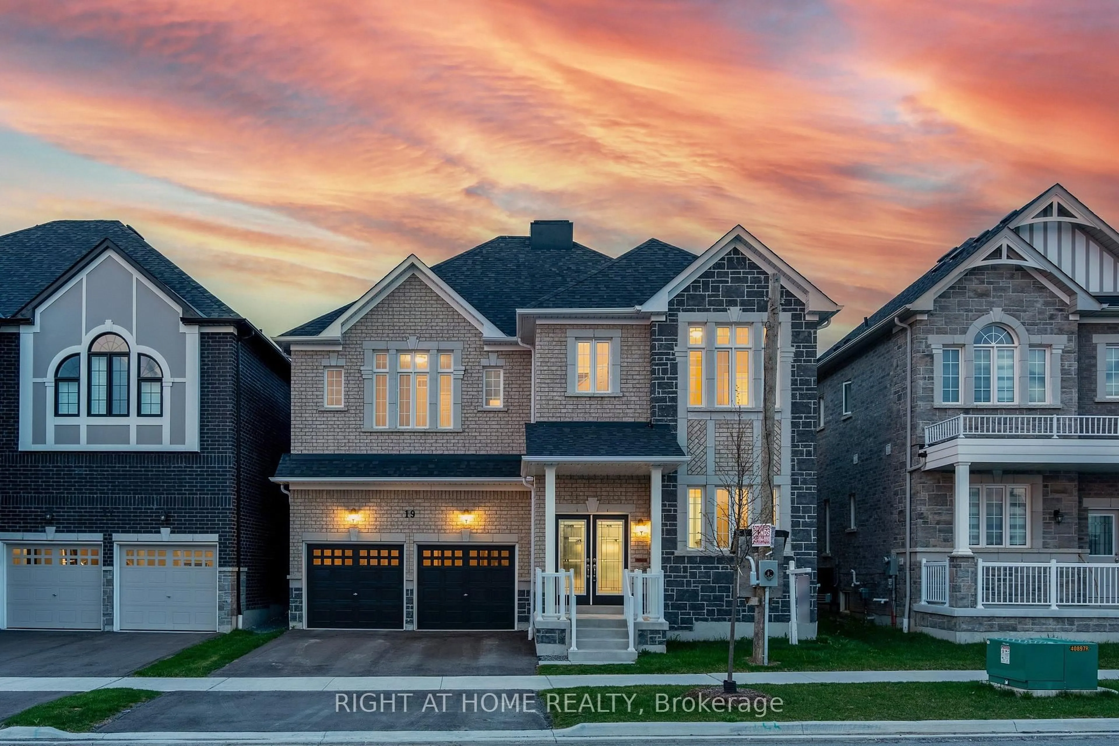 Home with brick exterior material, street for 19 Creedon Cres, Ajax Ontario L1T 4P7