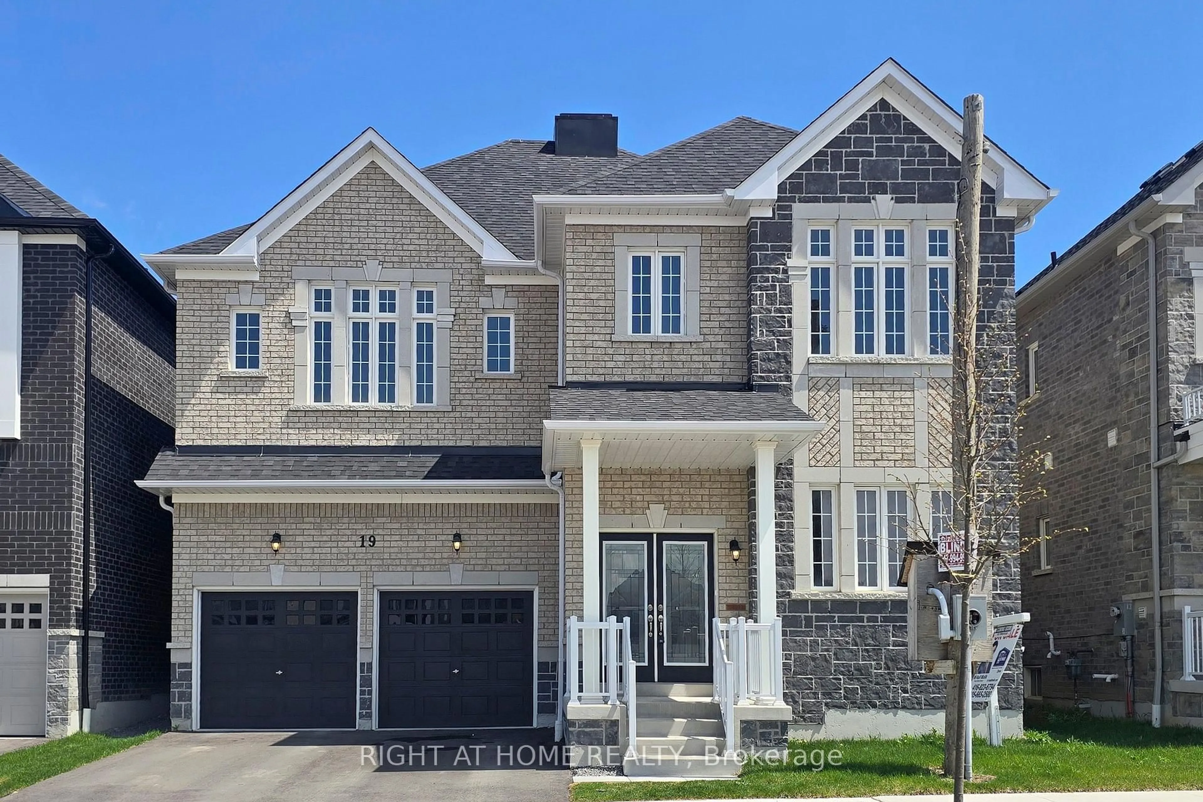 Home with brick exterior material, street for 19 Creedon Cres, Ajax Ontario L1T 4P7