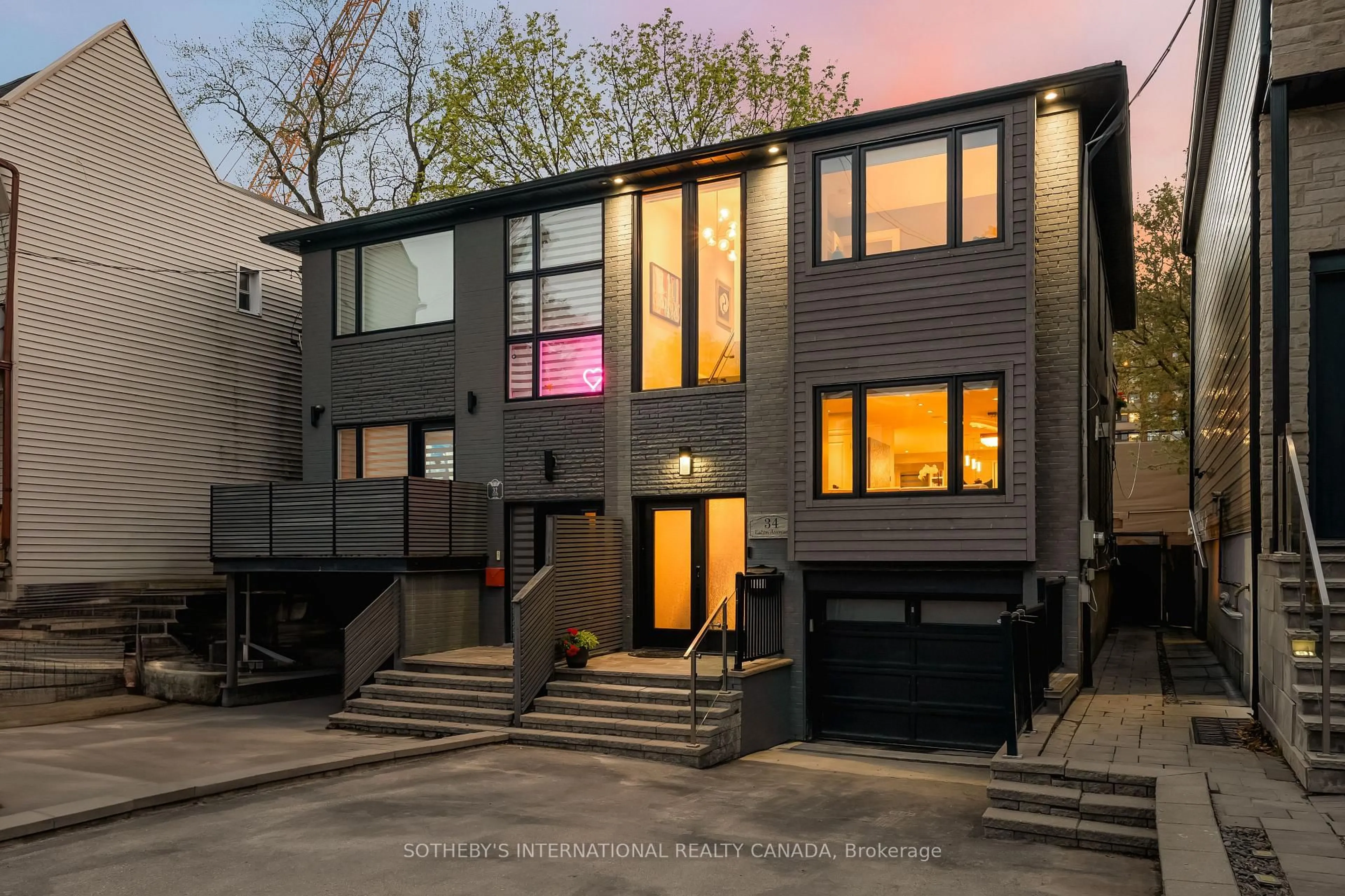 Home with brick exterior material, street for 34 Eaton Ave, Toronto Ontario M4J 2Z5