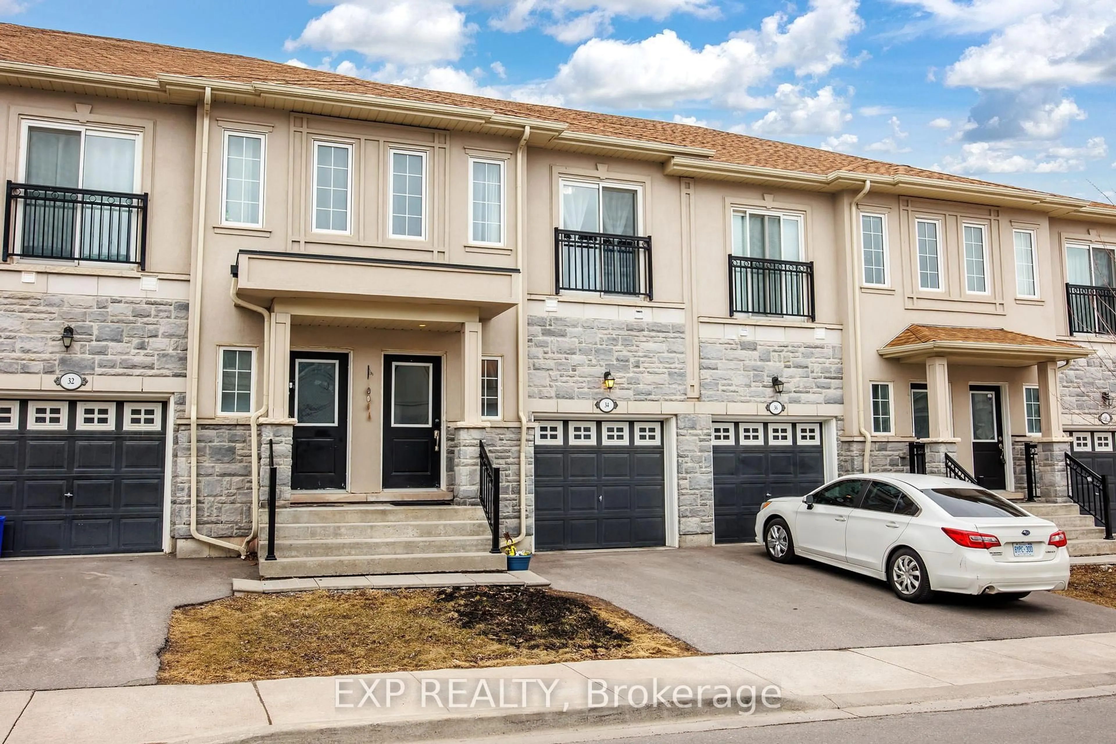 Home with brick exterior material, street for 34 Prospect Way, Whitby Ontario L1N 0L4