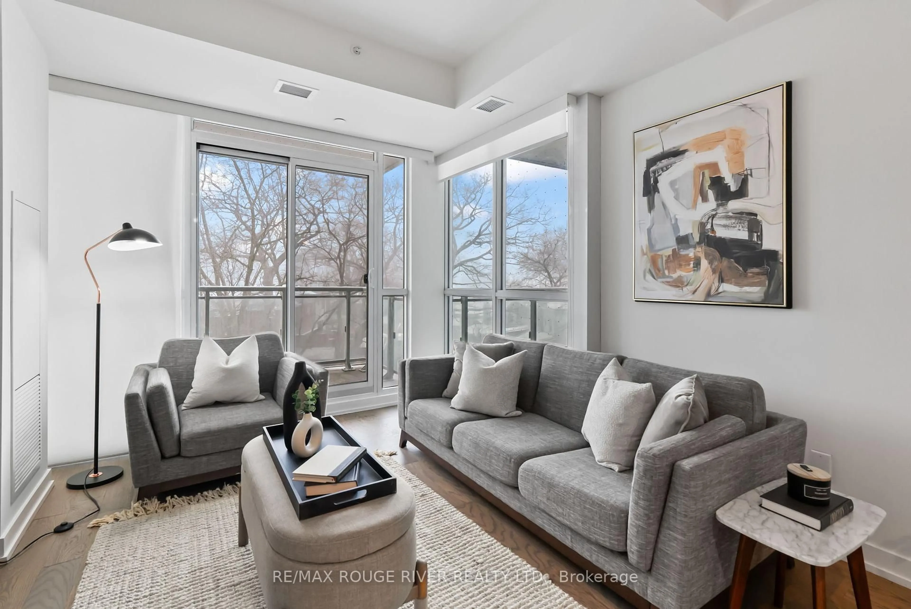 Living room with furniture, unknown for 1350 Kingston Rd #206, Toronto Ontario M1N 1P7