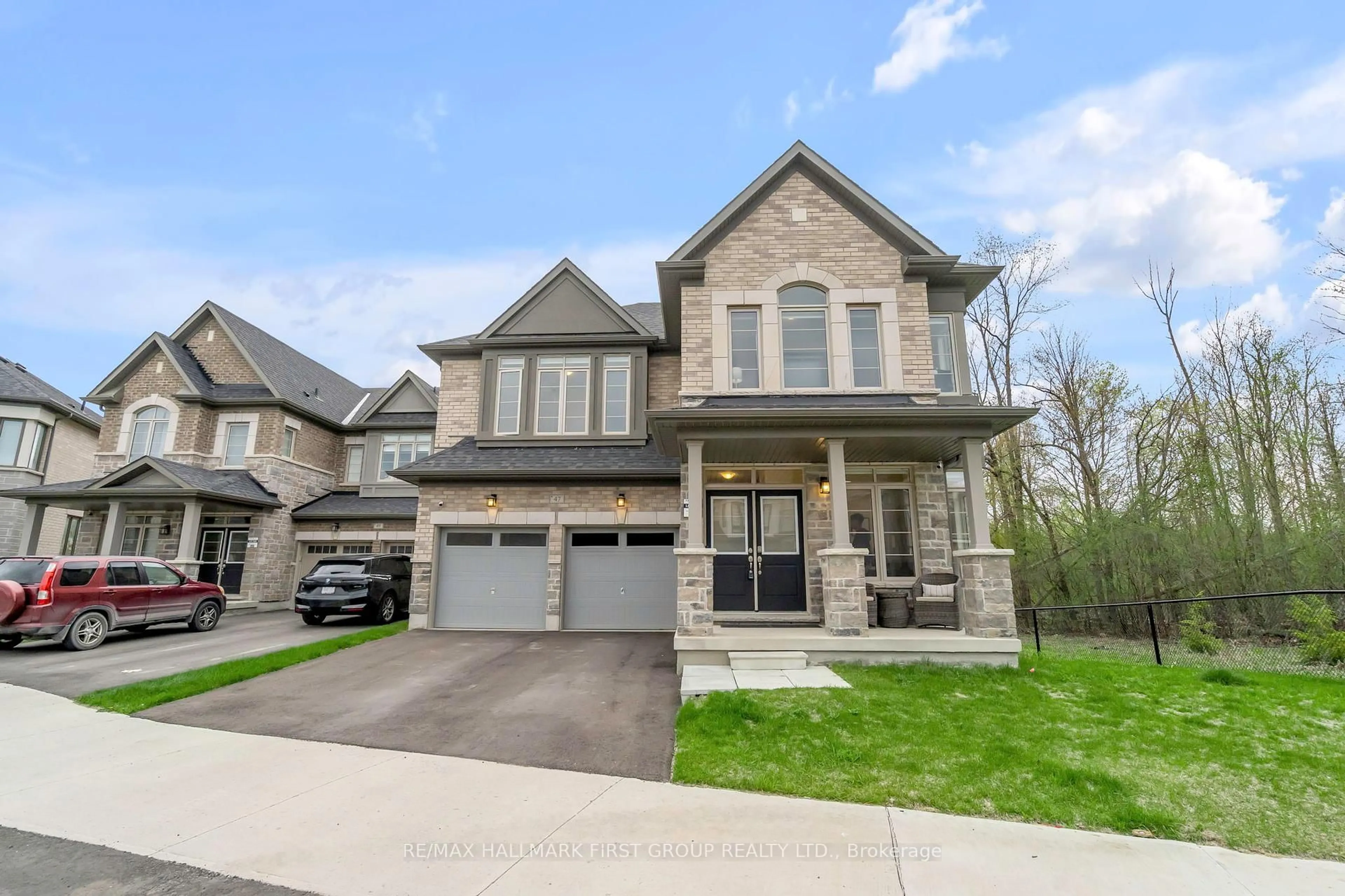 Home with brick exterior material, street for 47 Fruitful Cres, Whitby Ontario L1P 0N3