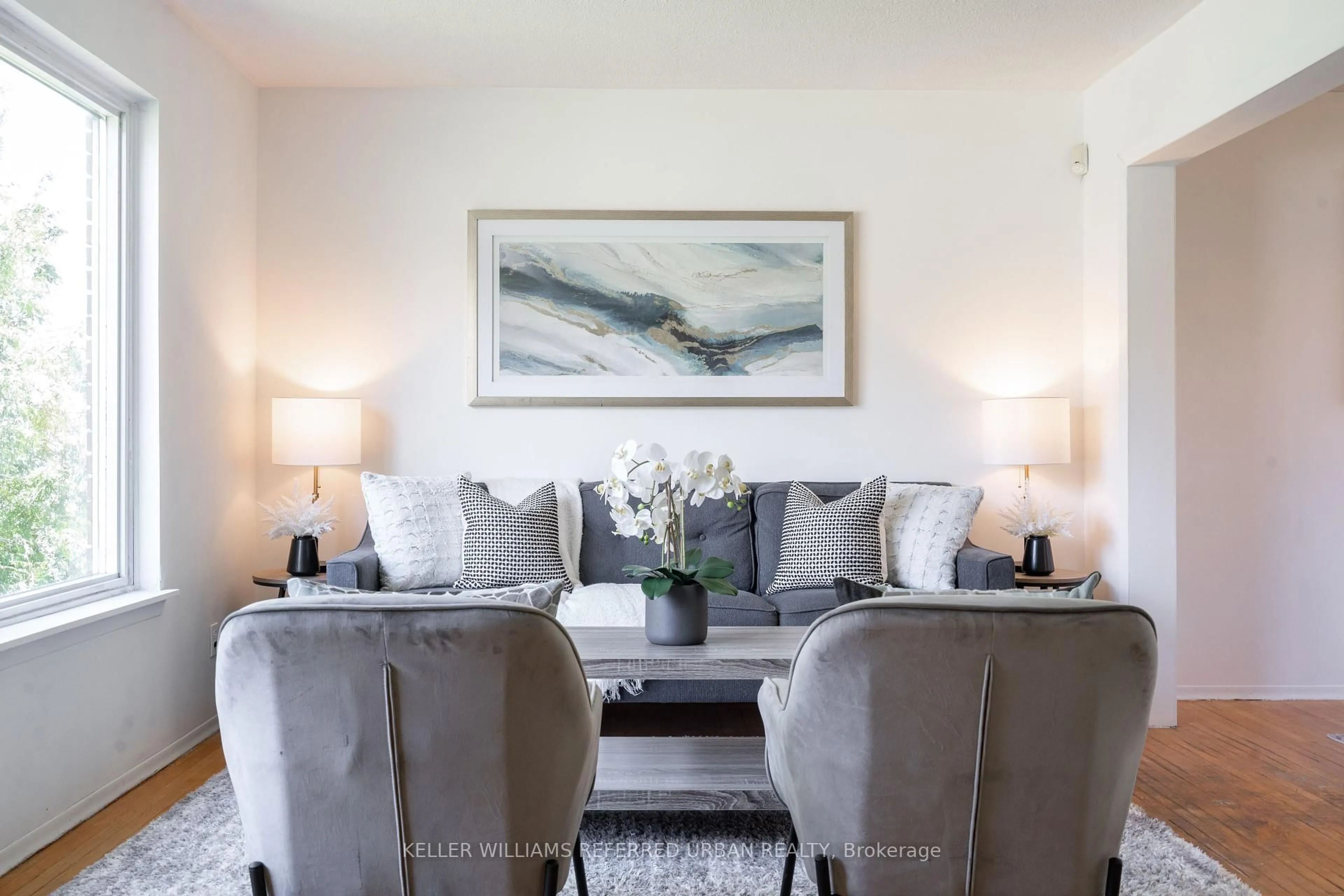 Living room with furniture, unknown for 71 Gorsey Sq, Toronto Ontario M1B 1A6