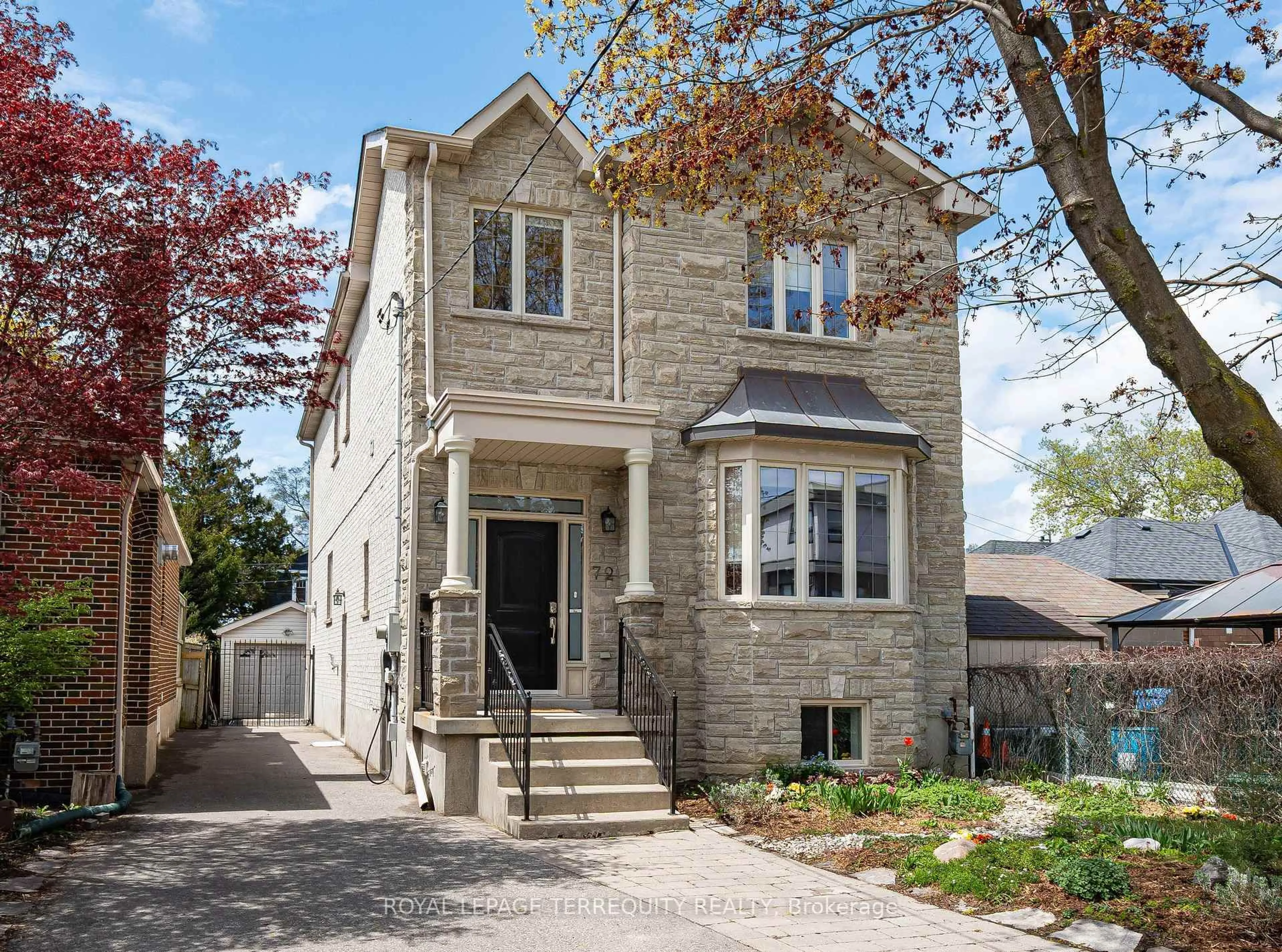 Home with brick exterior material, street for 72 Northbrook Rd, Toronto Ontario M4J 4G3