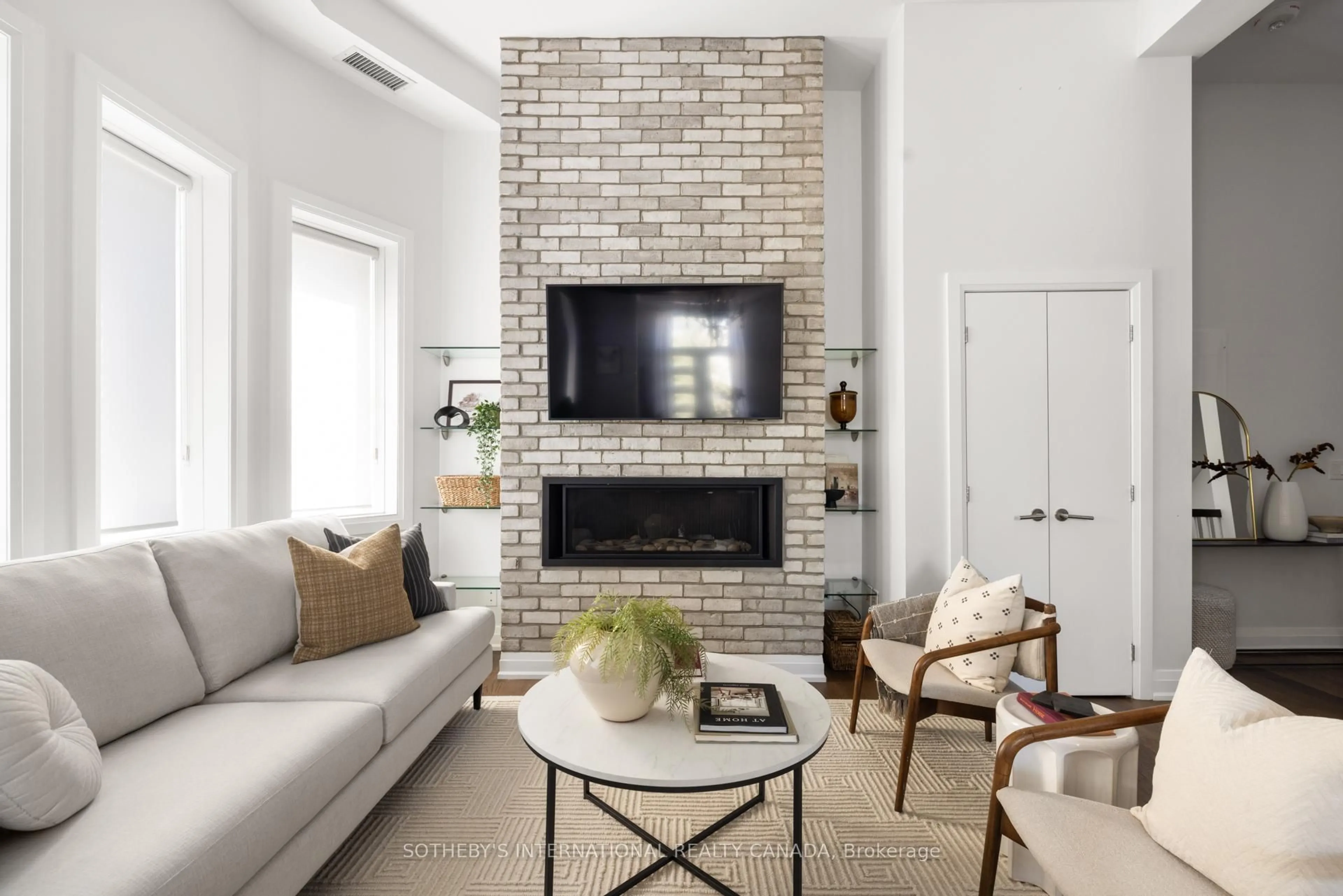 Living room with furniture, unknown for 175 Jones Ave #9, Toronto Ontario M4M 3A2