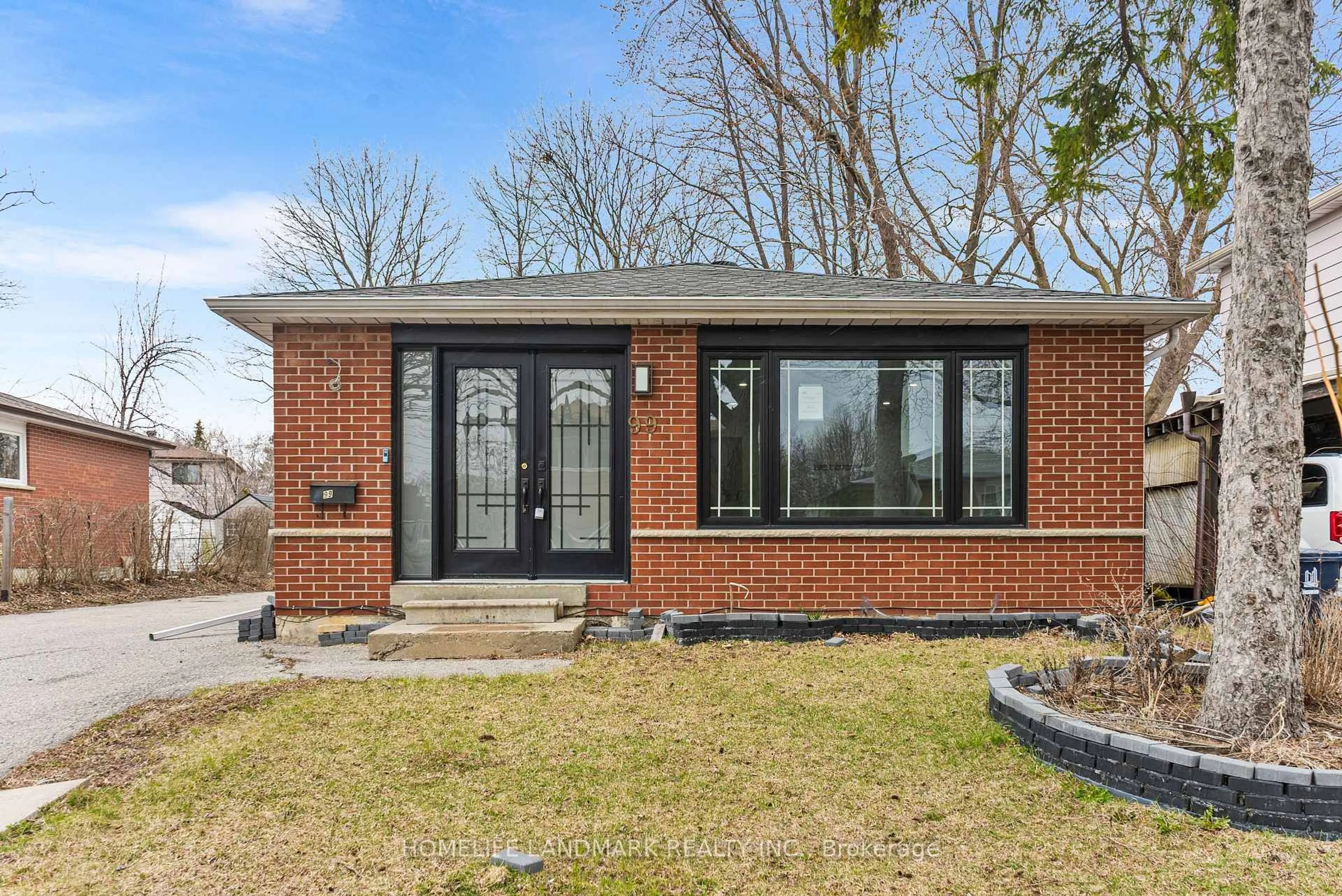 Home with brick exterior material, street for 99 Dowswell Dr, Toronto Ontario M1B 1H5
