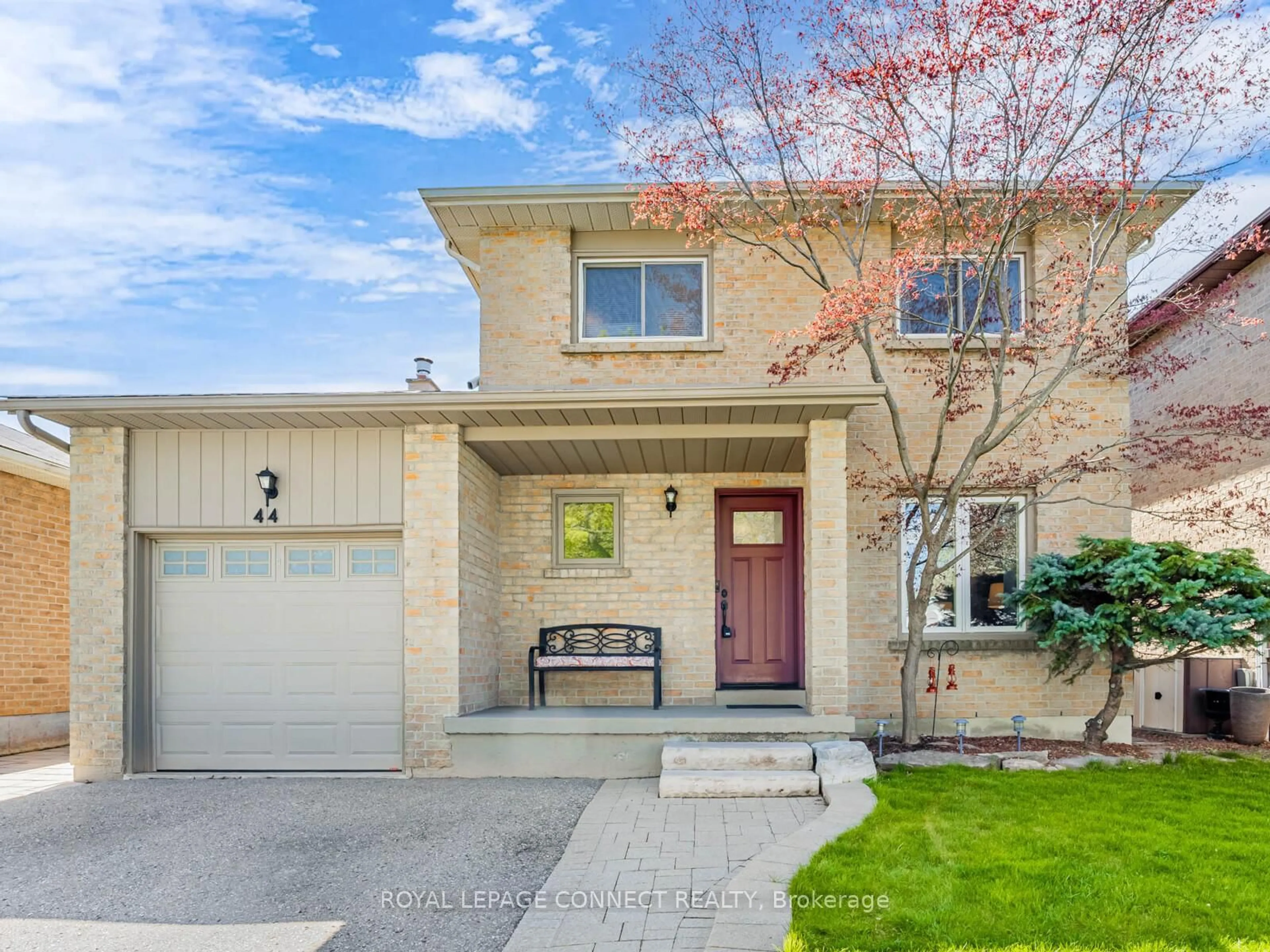 Home with brick exterior material, street for 44 Regency Cres, Whitby Ontario L1N 7V2