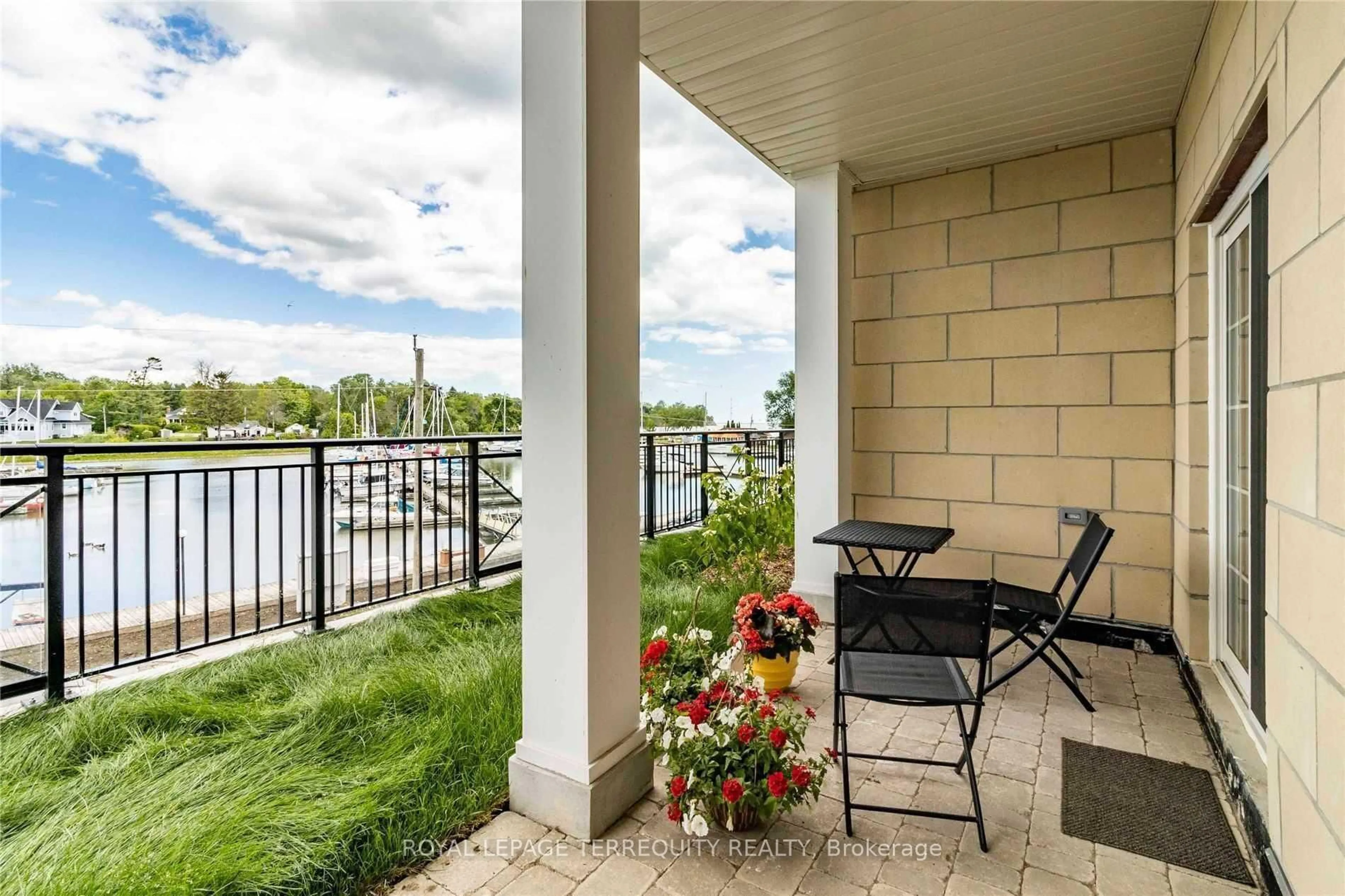 Patio, water/lake/river/ocean view for 70 Shipway Ave #111, Clarington Ontario L1B 0V7