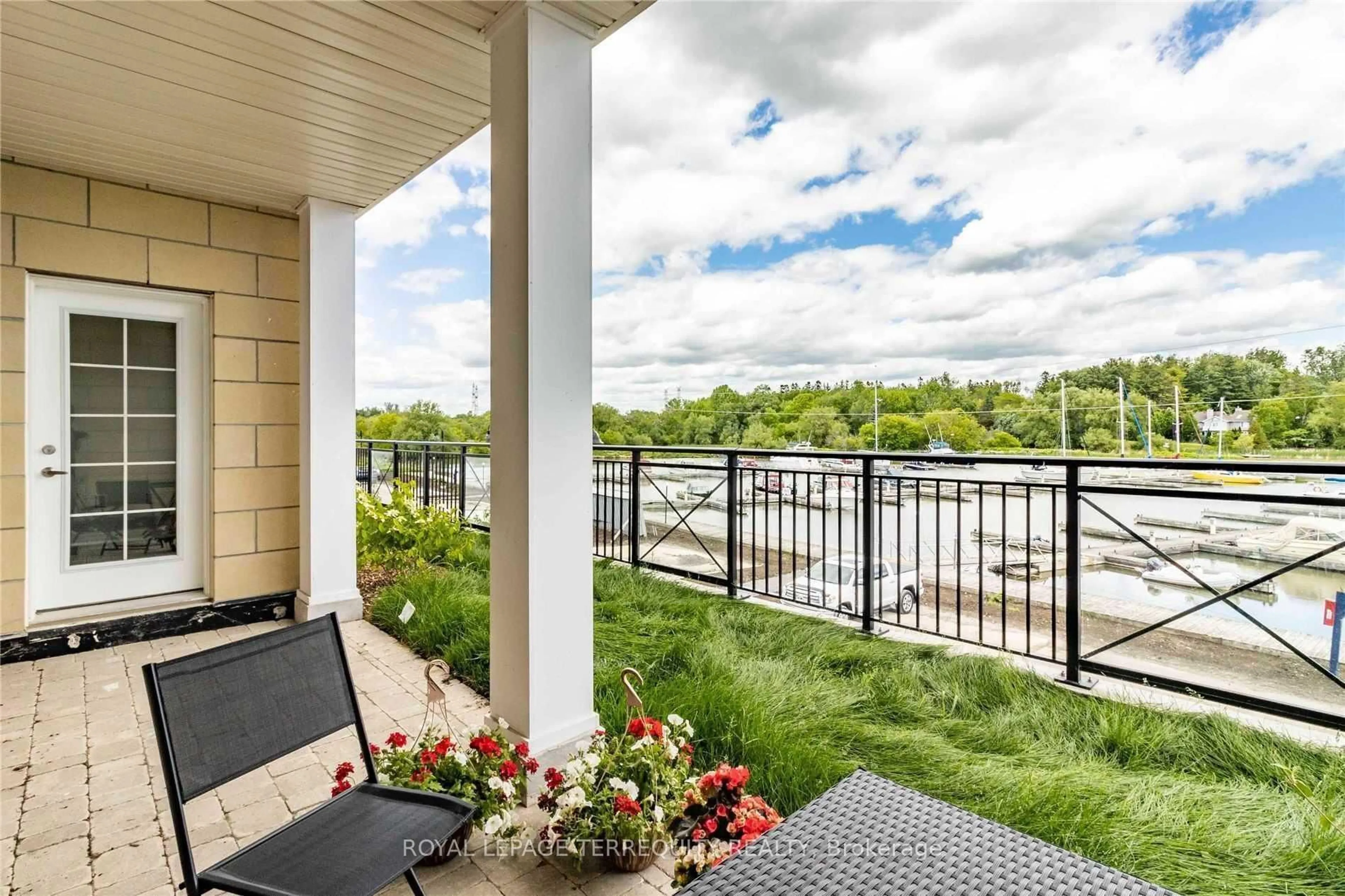 Patio, water/lake/river/ocean view for 70 Shipway Ave #111, Clarington Ontario L1B 0V7