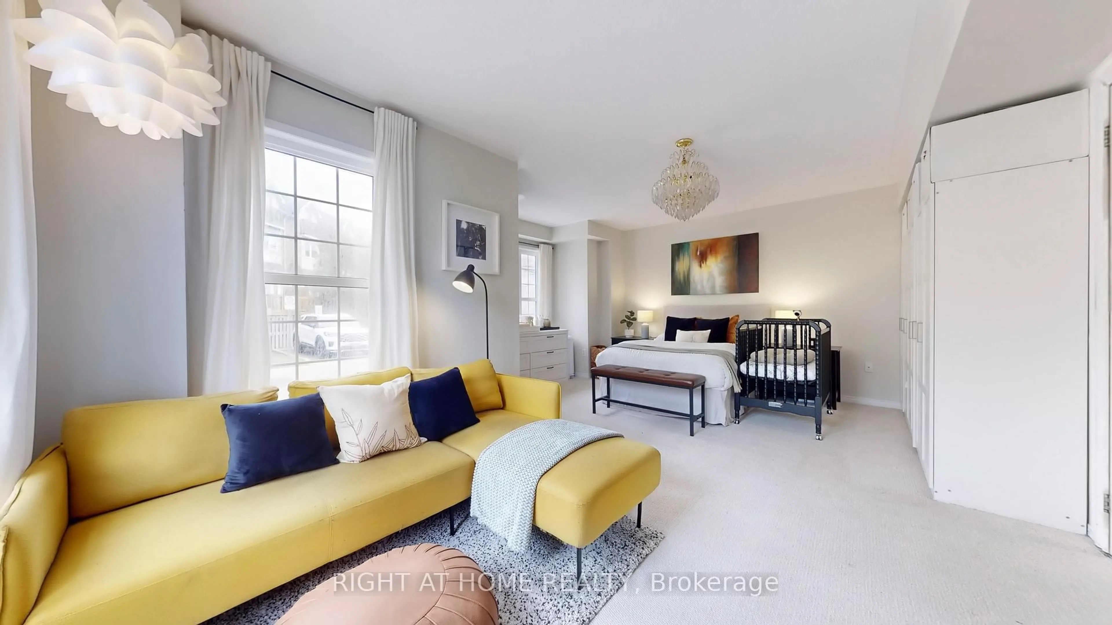 Living room with furniture, unknown for 46 Huxtable Lane, Toronto Ontario M1B 0A3
