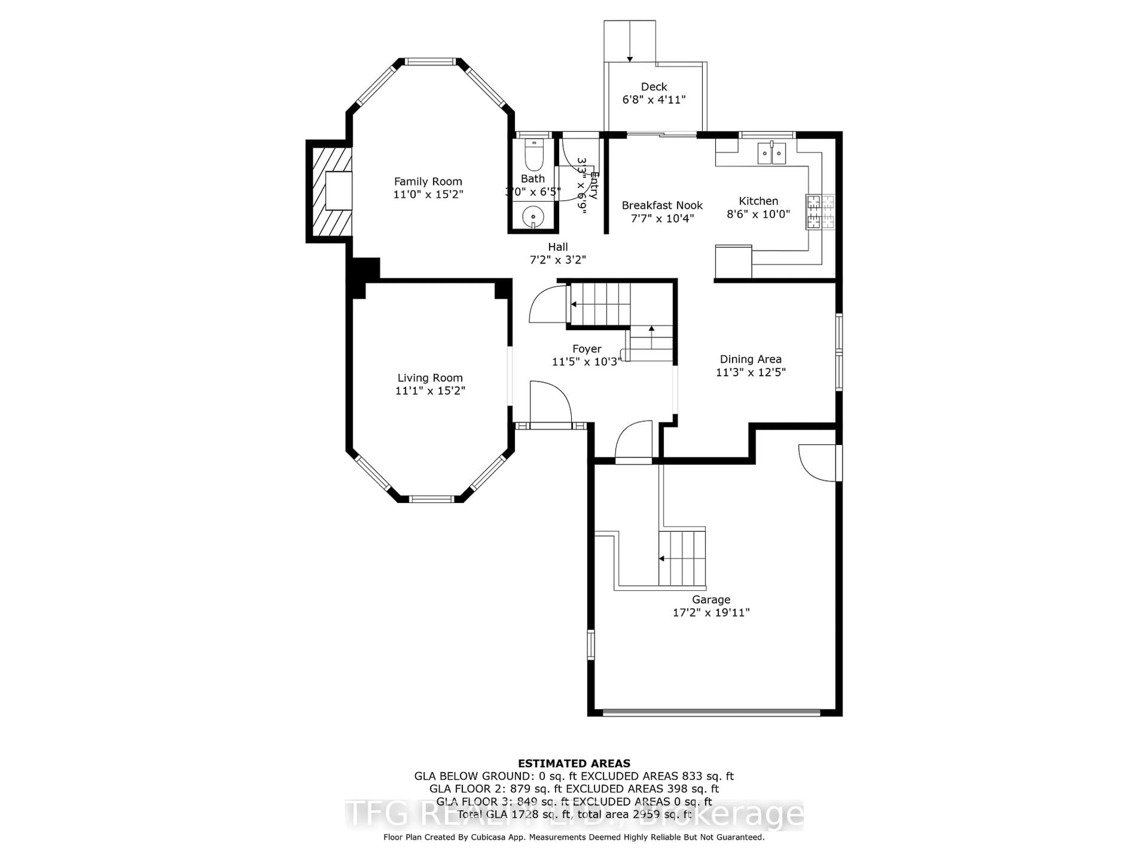 Floor plan for 1069 Ripley Cres, Oshawa Ontario L1K 2E6