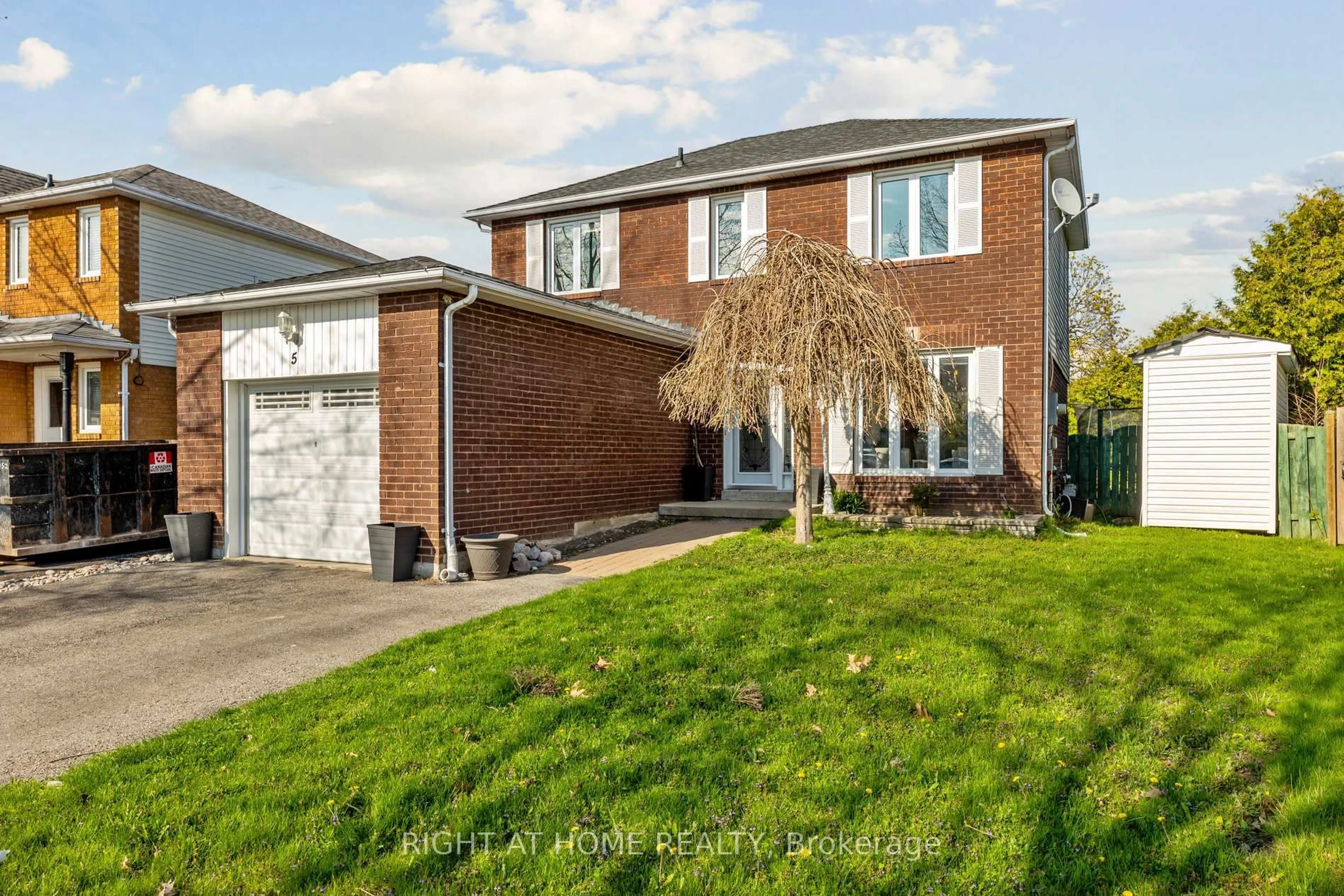 Home with brick exterior material, street for 5 Coulson Crt, Clarington Ontario L1B 1E7