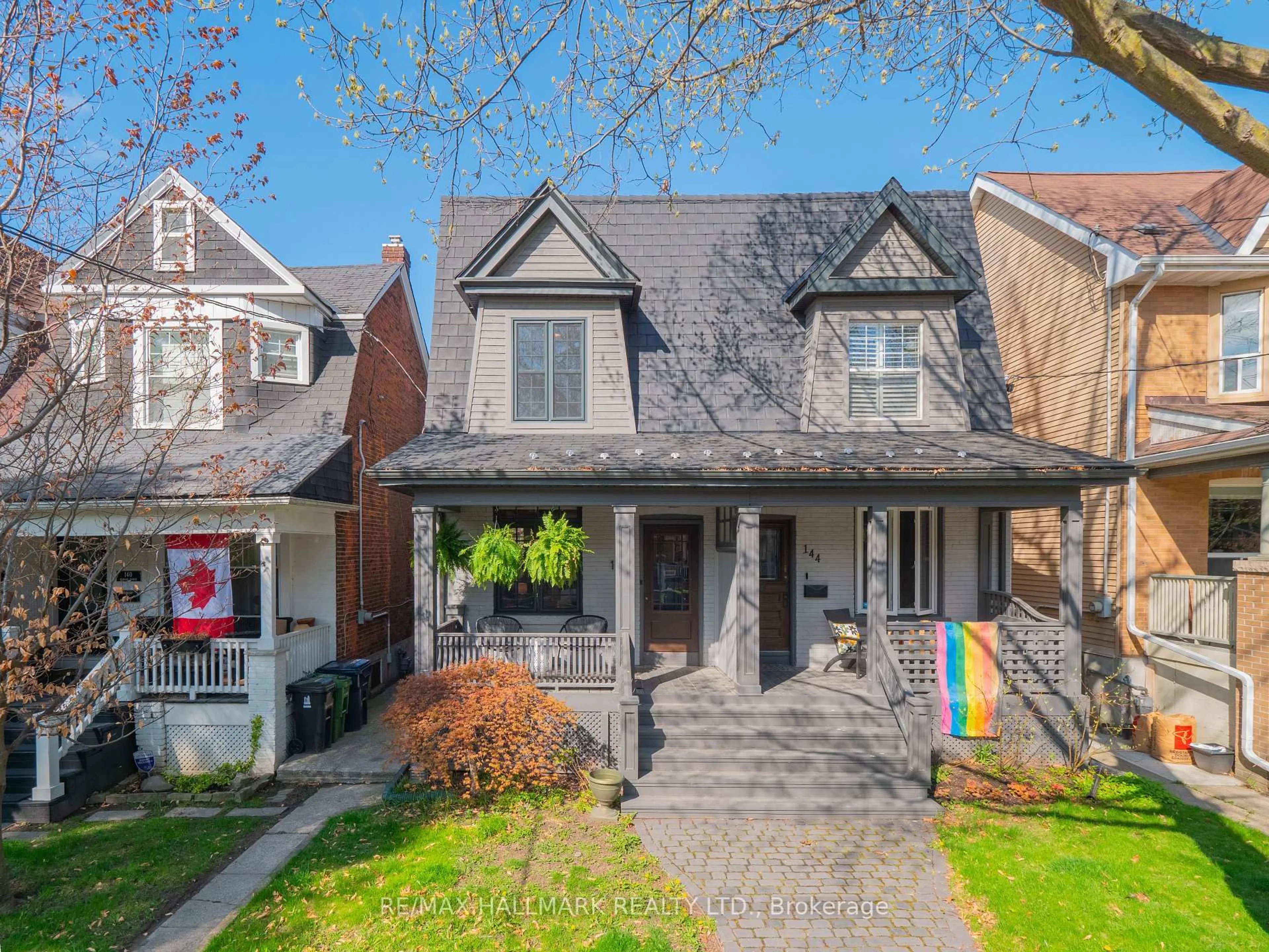Home with brick exterior material, street for 142 Heward Ave, Toronto Ontario M4M 2T7