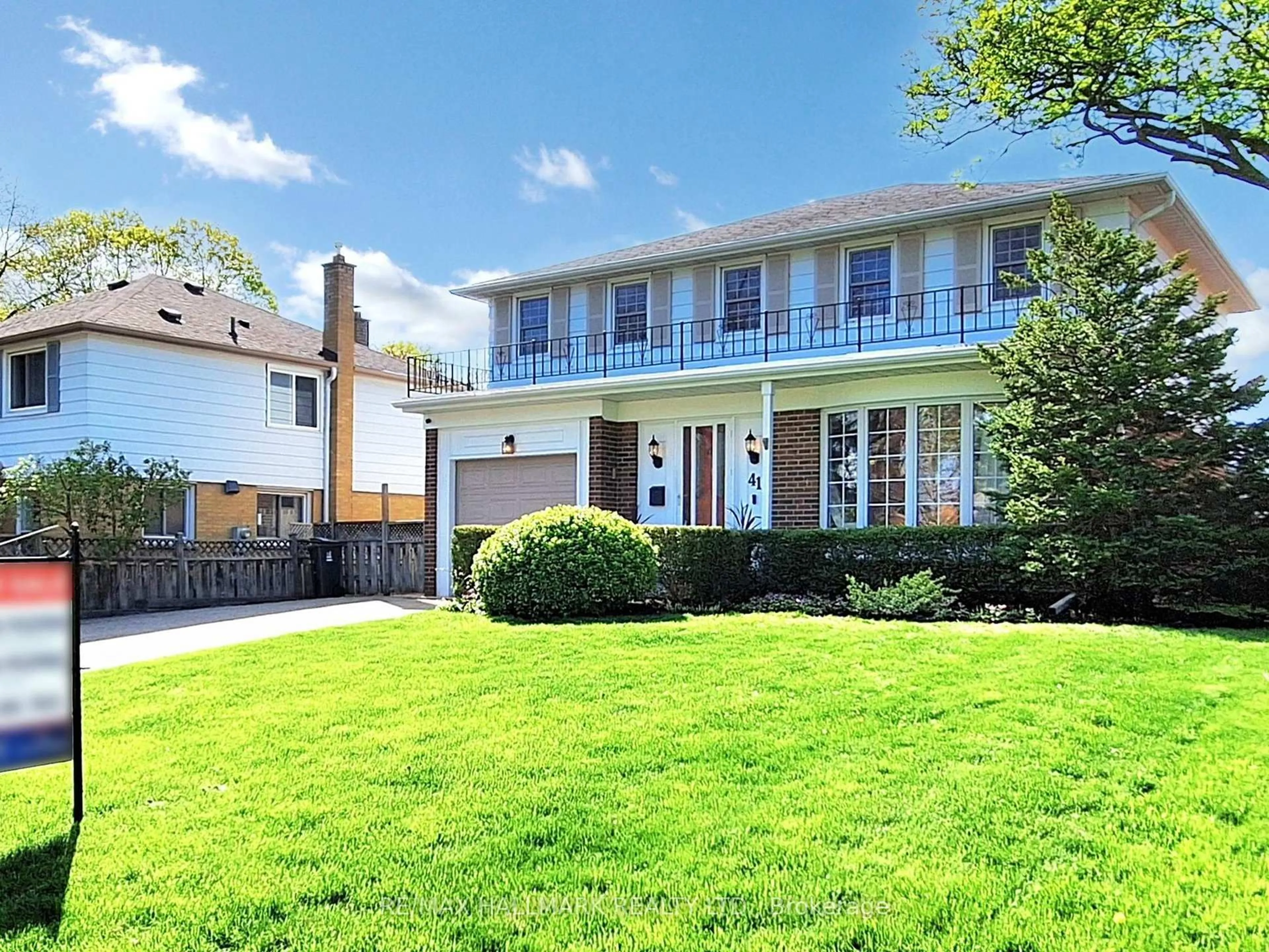 Home with brick exterior material, street for 41 Redcastle Cres, Toronto Ontario M1T 1V2