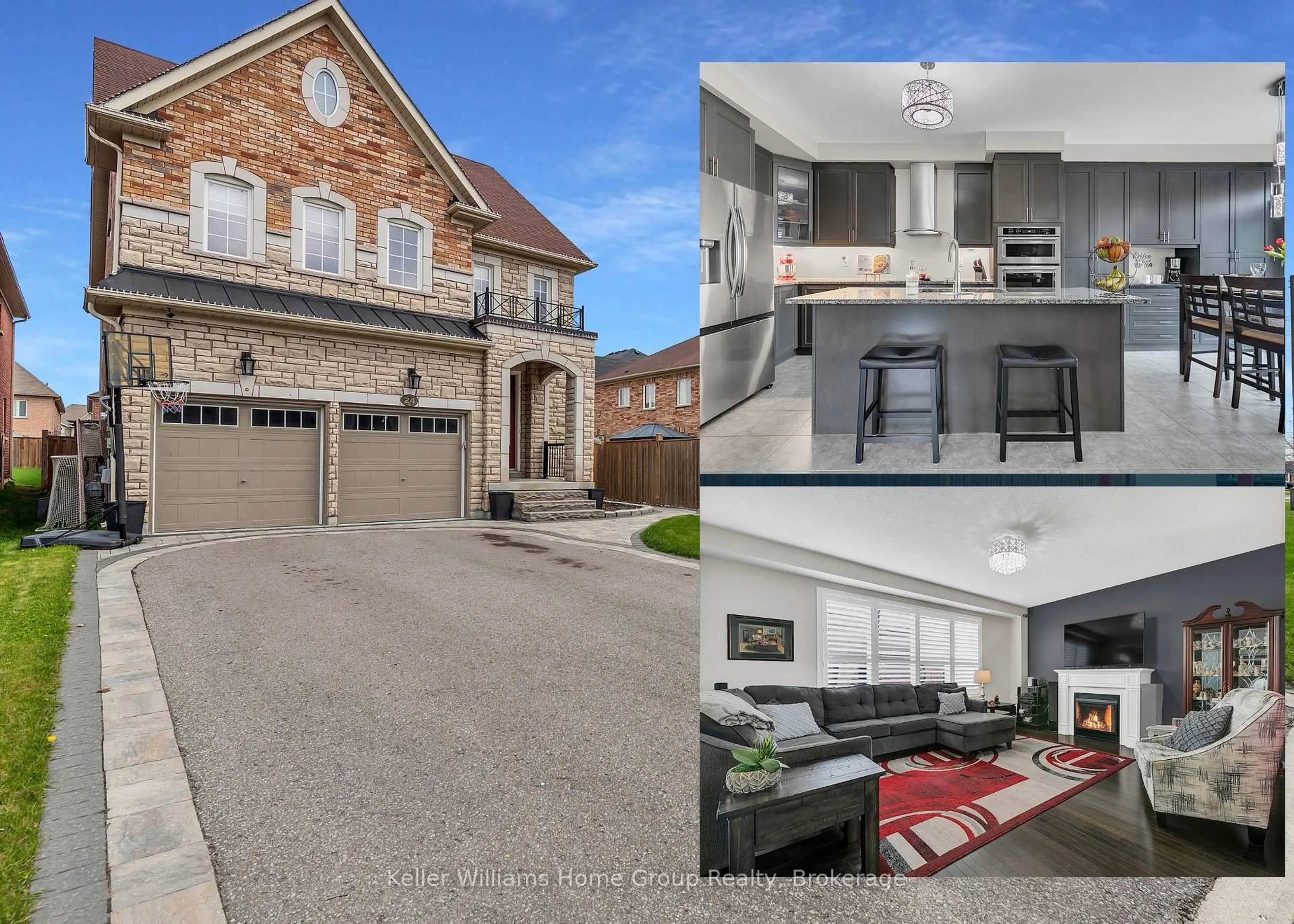 A pic from outside/outdoor area/front of a property/back of a property/a pic from drone, street for 24 Butson Cres, Clarington Ontario L1C 0S5