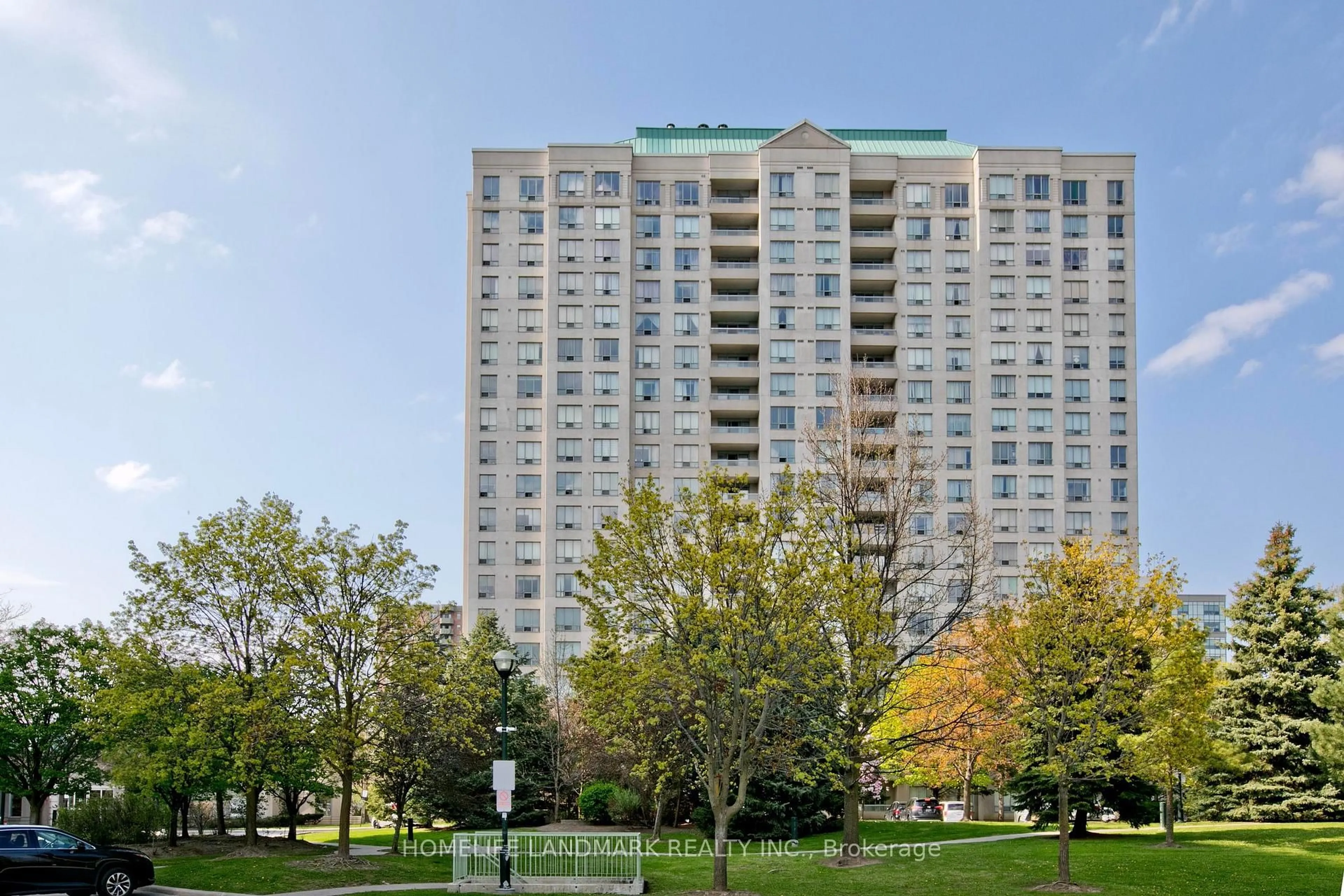 Patio, building for 5039 Finch Ave #1610, Toronto Ontario M1S 5J9