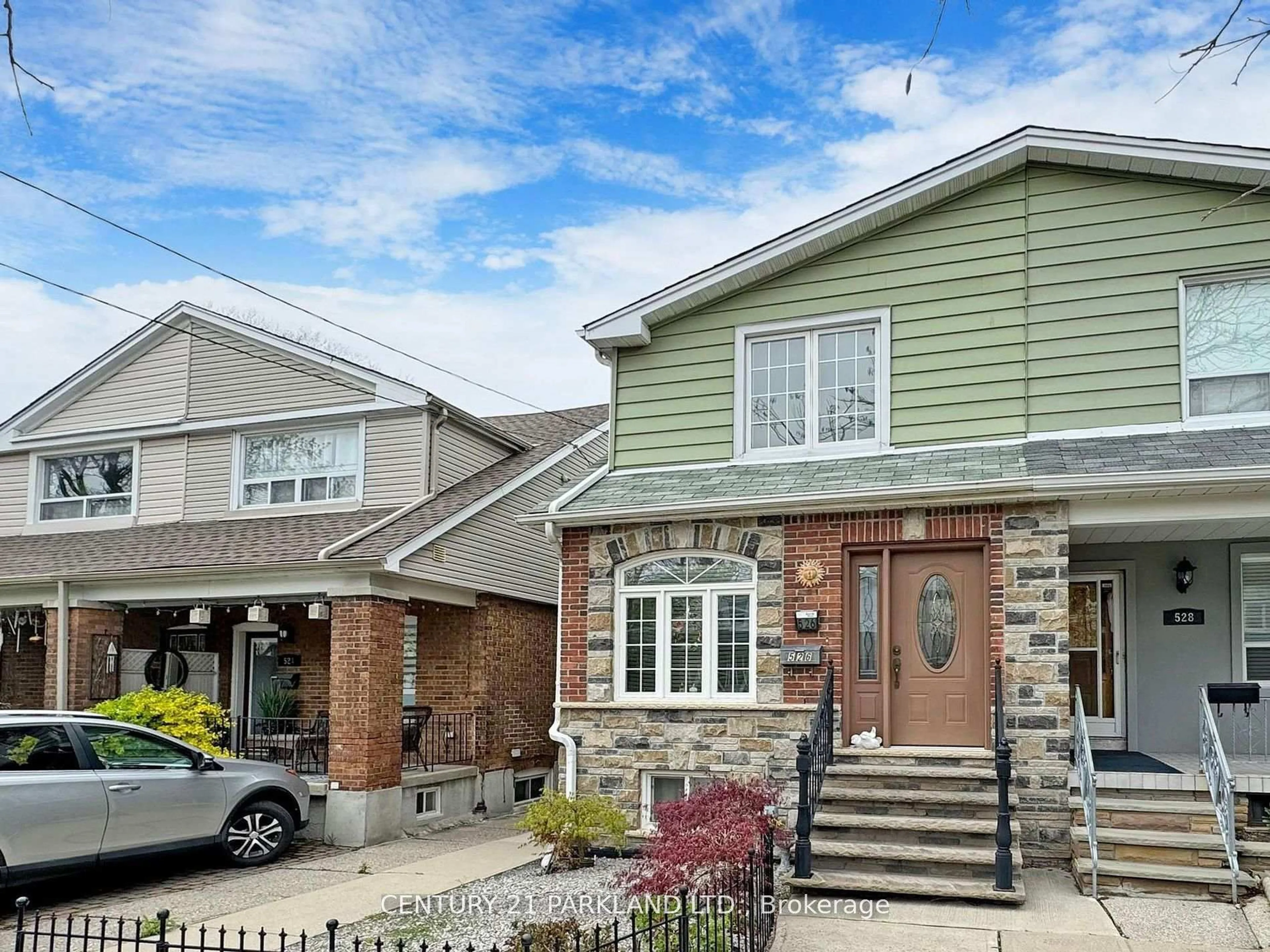 Home with brick exterior material, street for 526 Milverton Blvd, Toronto Ontario M4C 1X5