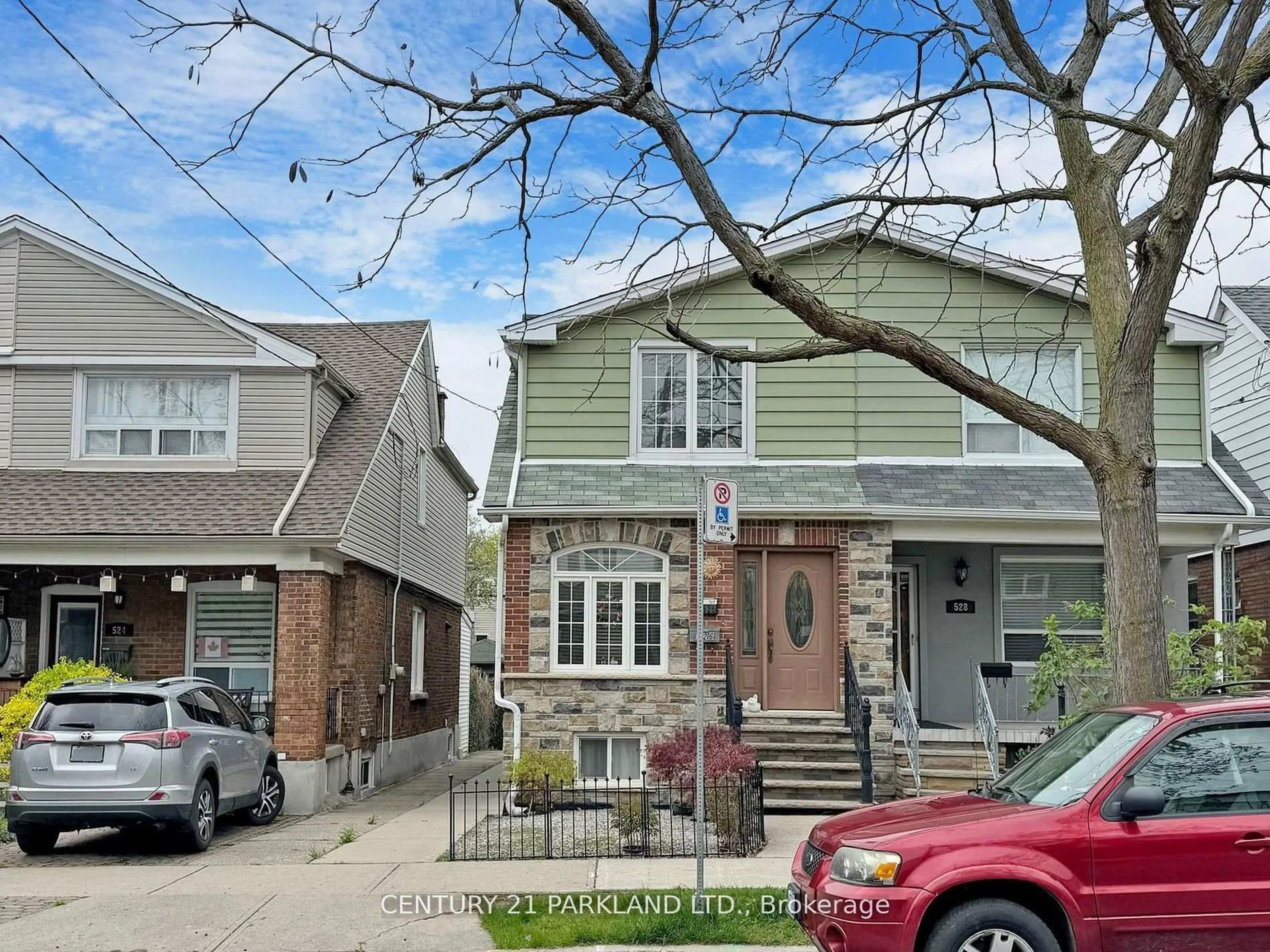 Home with brick exterior material, street for 526 Milverton Blvd, Toronto Ontario M4C 1X5