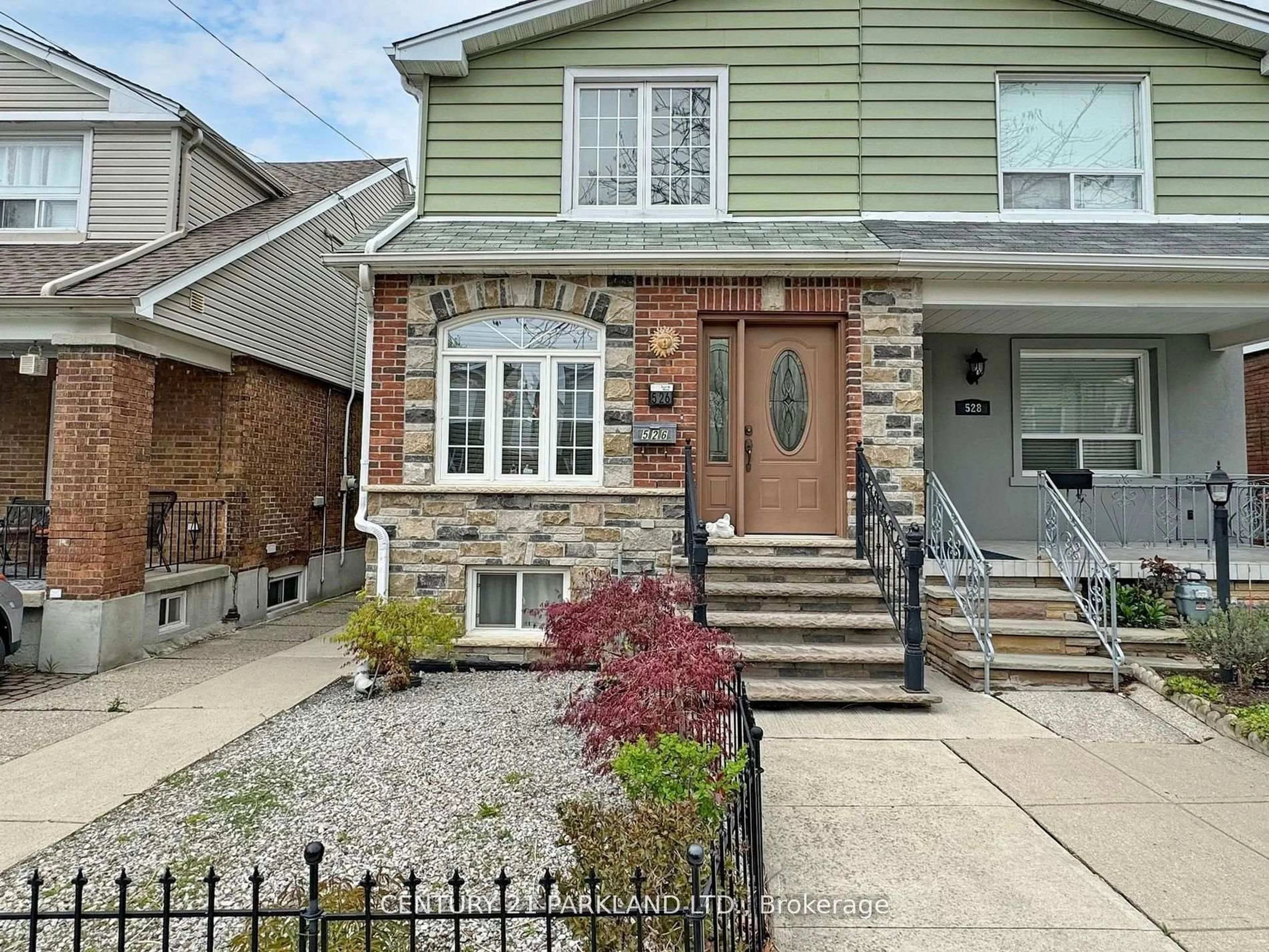 Home with brick exterior material, street for 526 Milverton Blvd, Toronto Ontario M4C 1X5