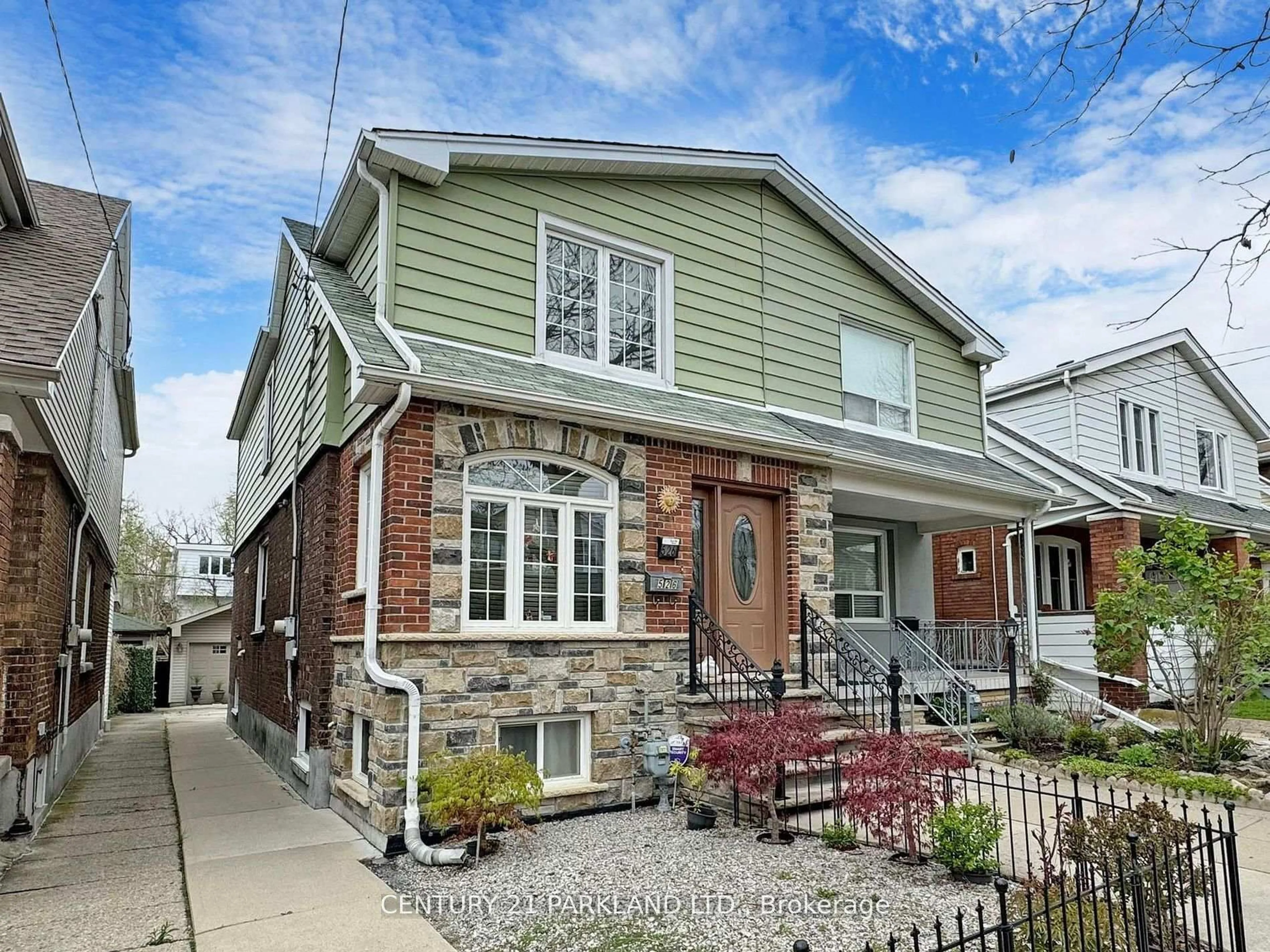Home with brick exterior material, street for 526 Milverton Blvd, Toronto Ontario M4C 1X5