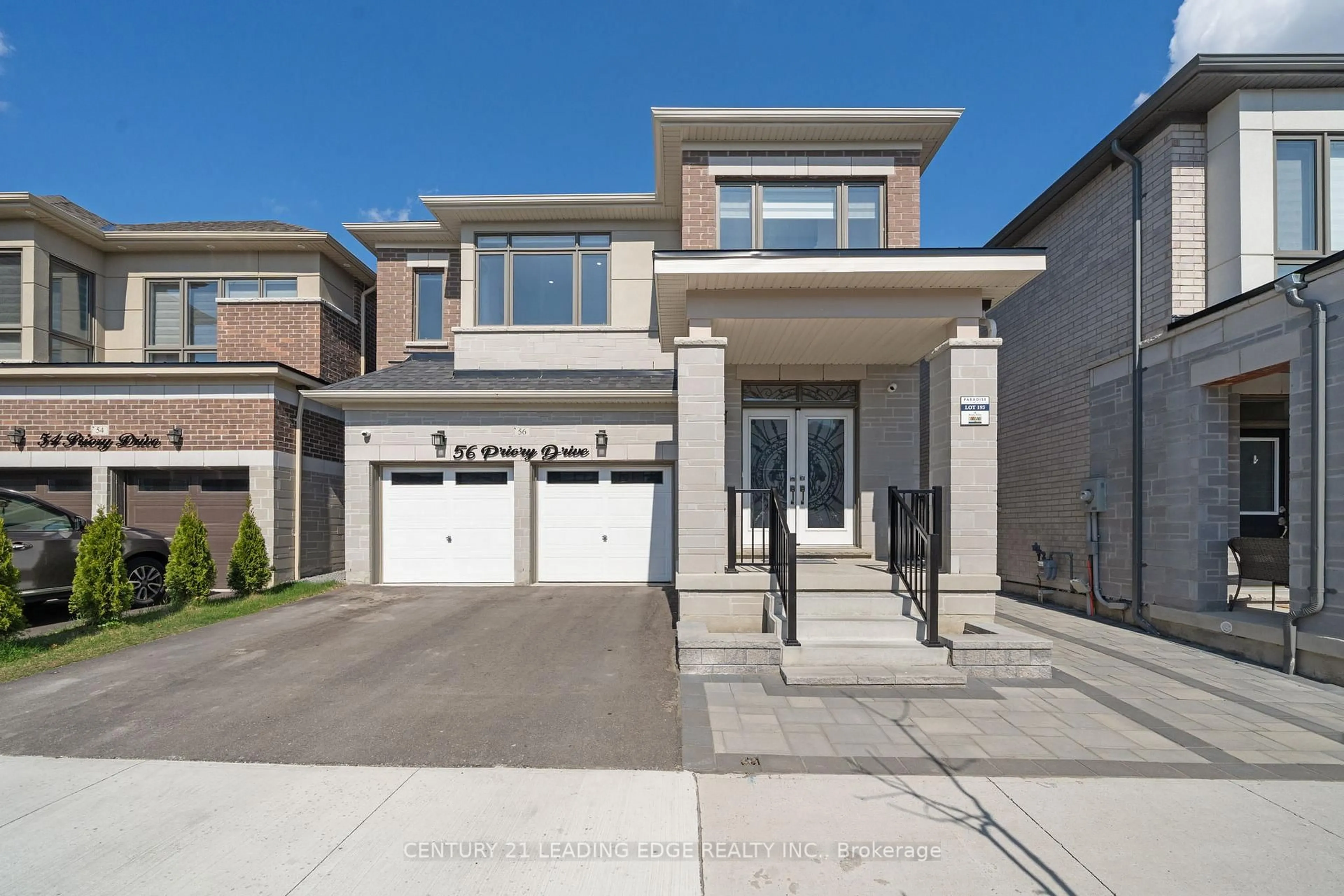 Home with brick exterior material, street for 56 Priory Dr, Whitby Ontario L1P 0L2