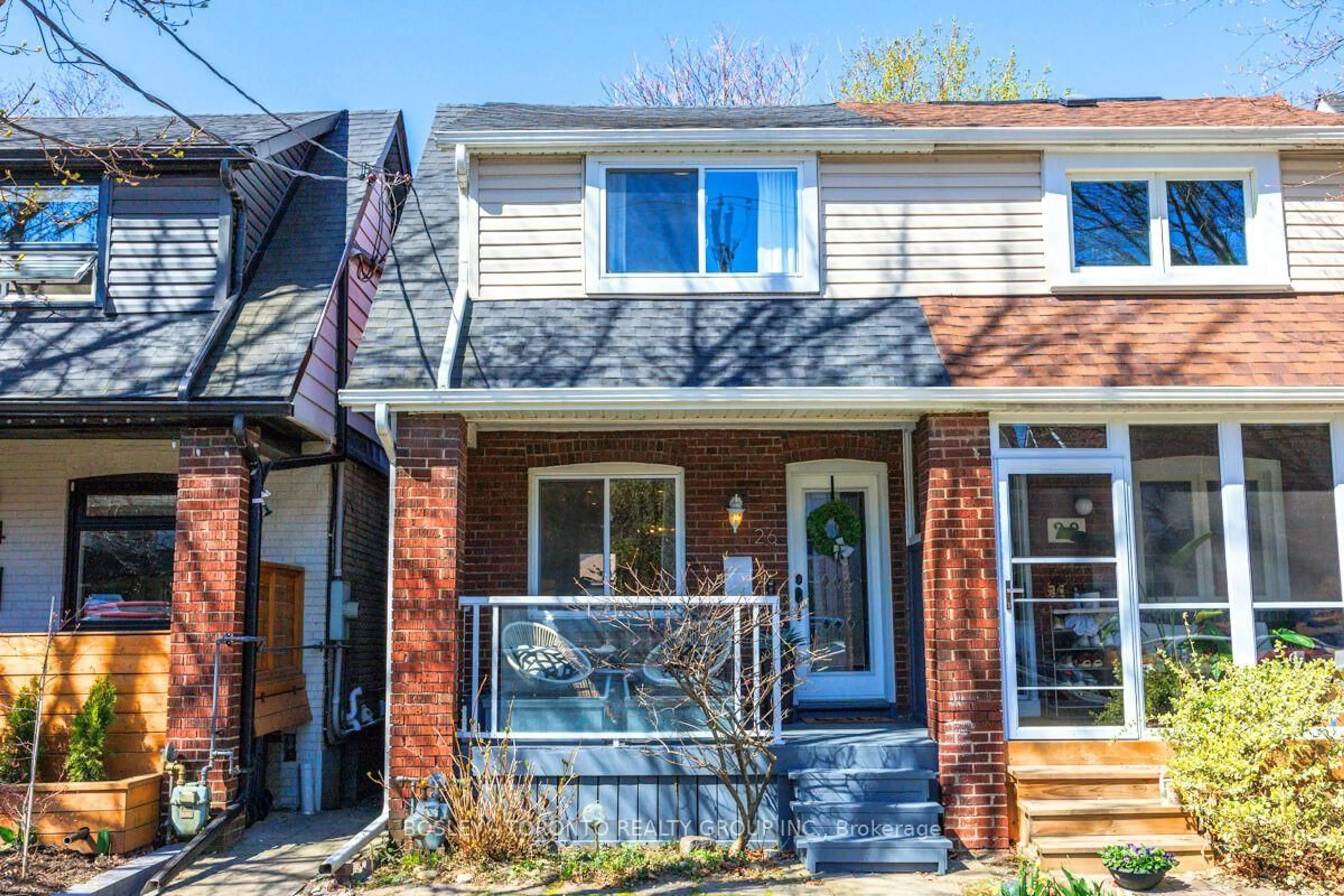 Home with brick exterior material, street for 26 Rushbrooke Ave, Toronto Ontario M4M 3A9