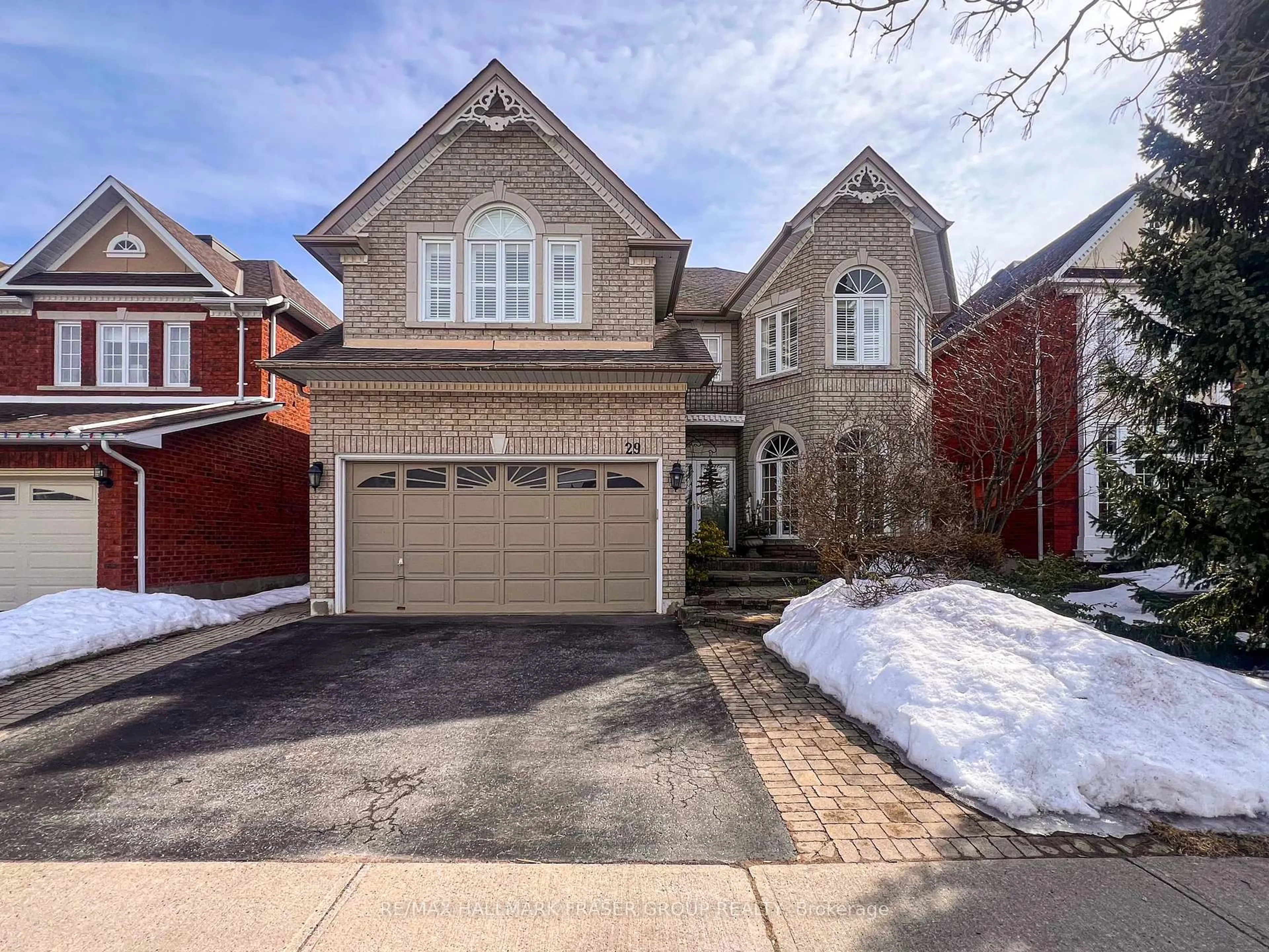 Home with brick exterior material, street for 29 Todd Rd, Ajax Ontario L1T 4C6