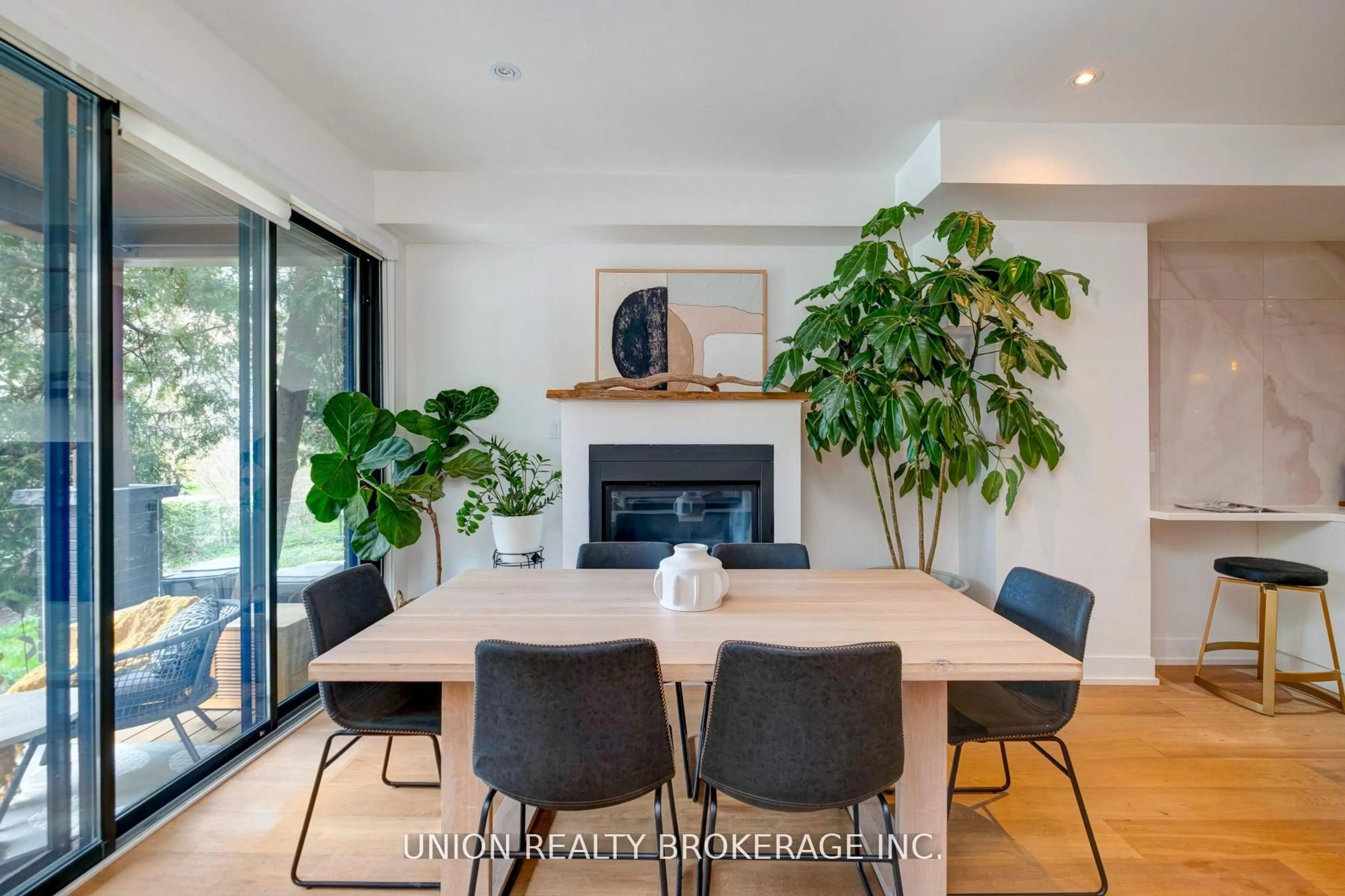 Dining room, wood/laminate floor for 46 Harriet St, Toronto Ontario M4L 2E9