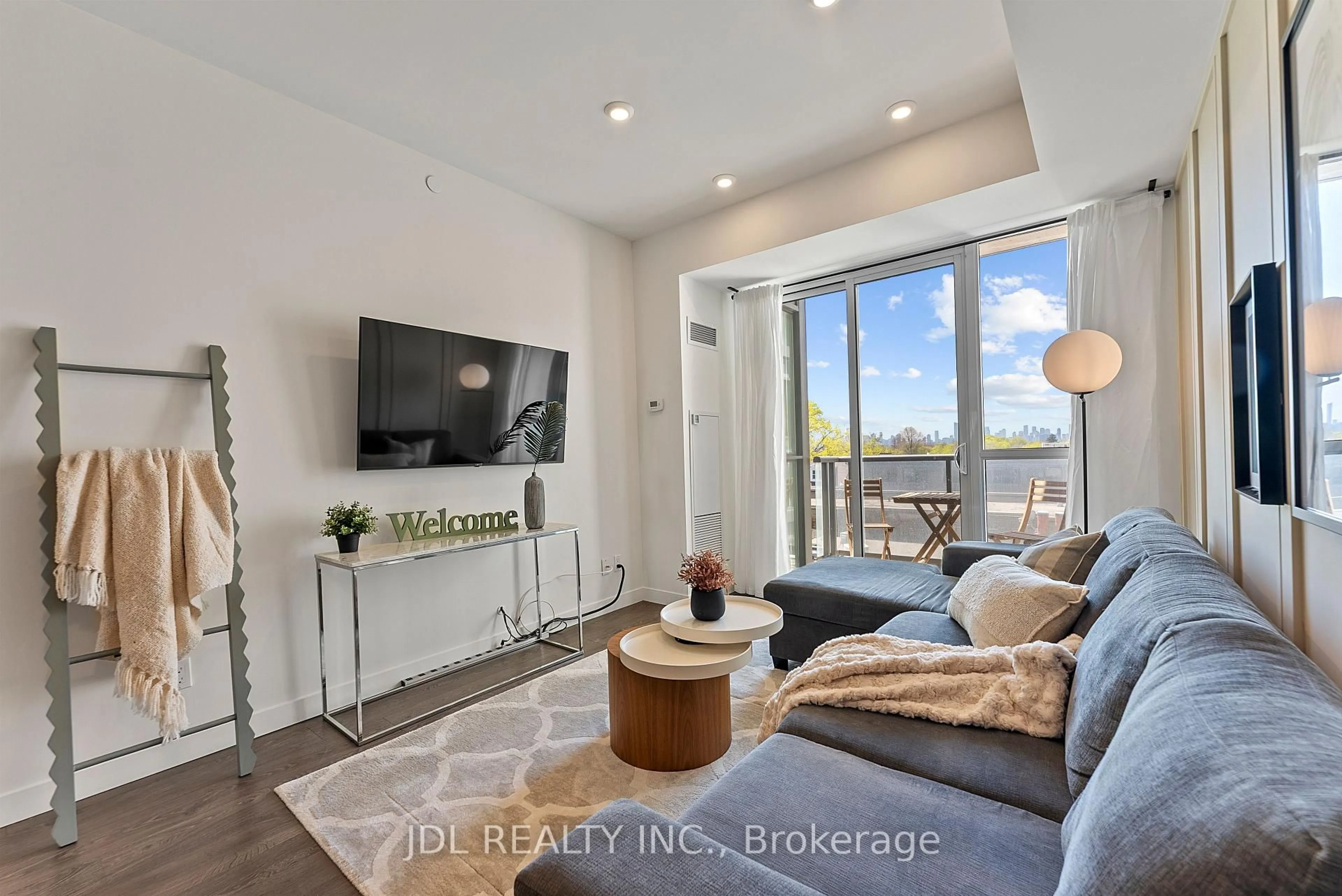 Living room with furniture, unknown for 2055 Danforth Ave #301, Toronto Ontario M4C 1J8