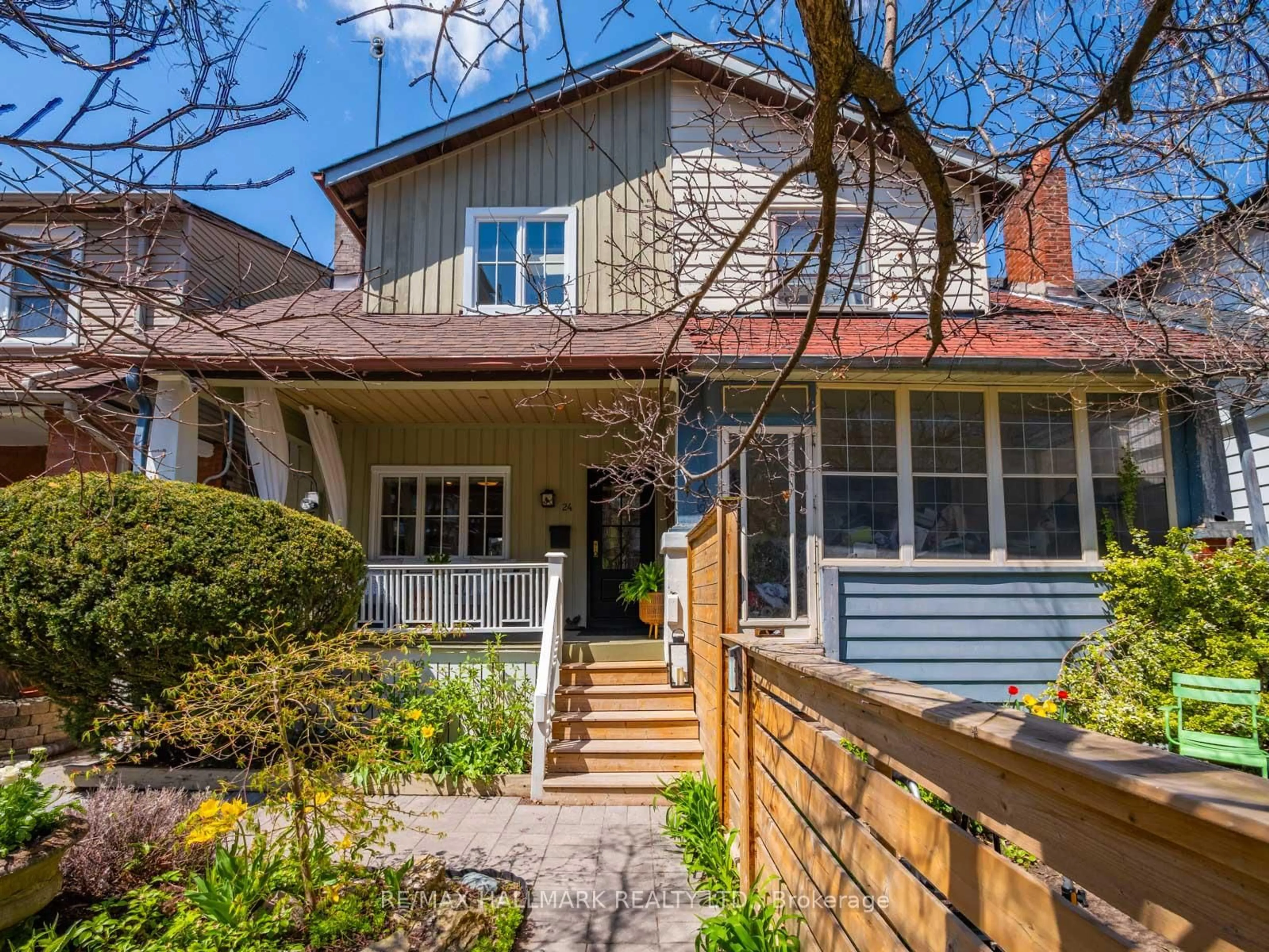 Home with brick exterior material, street for 24 Meadow Ave, Toronto Ontario M1N 1V6