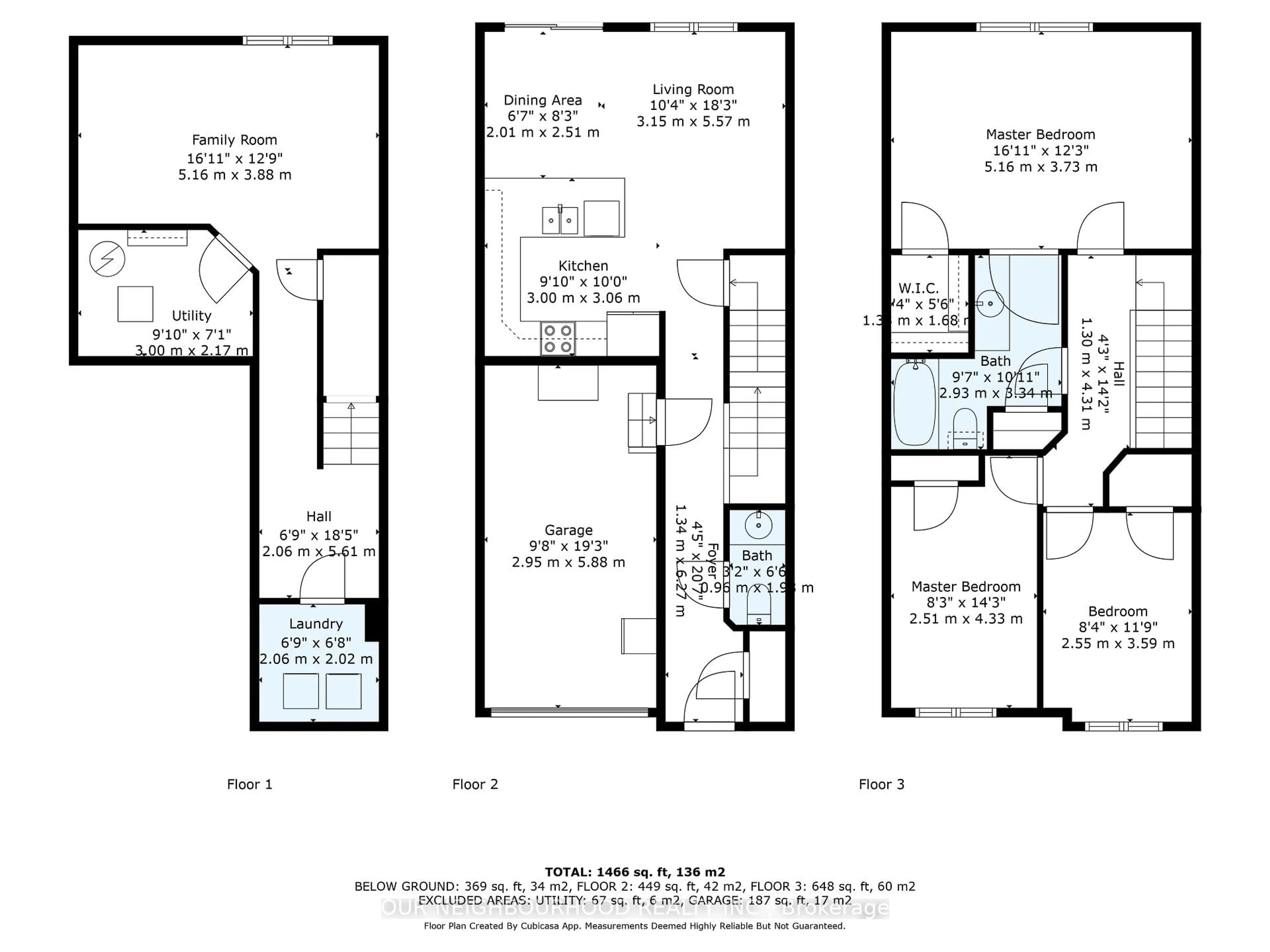 Floor plan for 42 Markham Tr, Clarington Ontario L1C 0S4