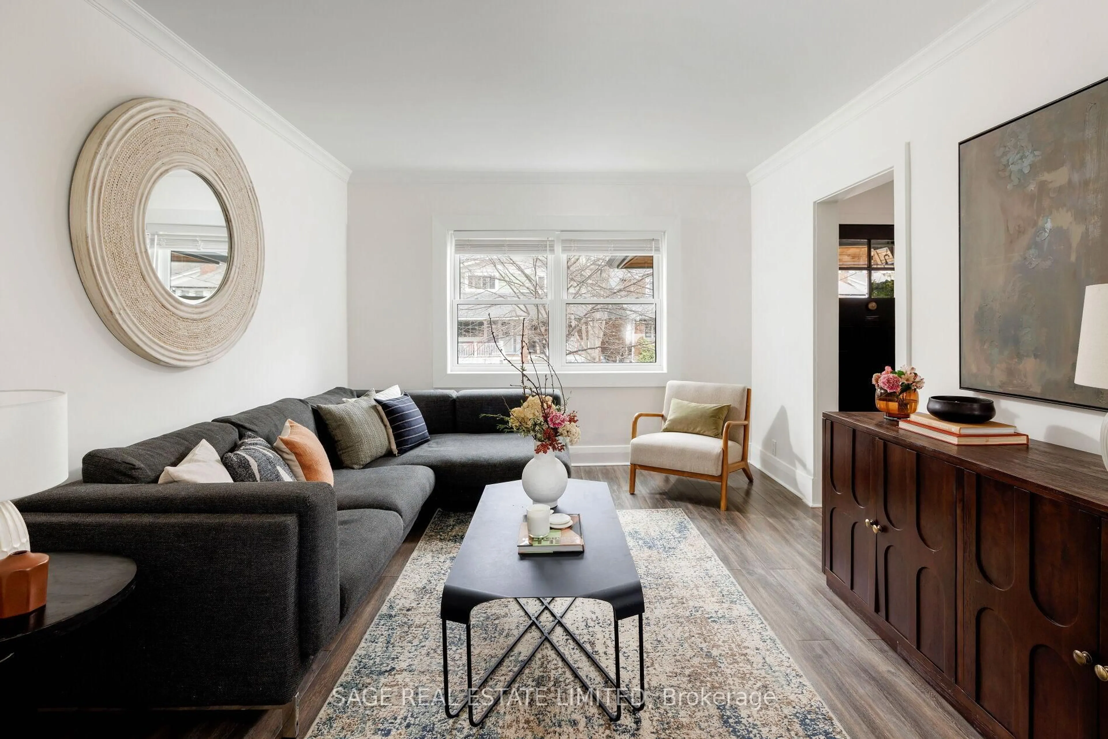 Living room with furniture, unknown for 92 Corley Ave, Toronto Ontario M4E 1V2