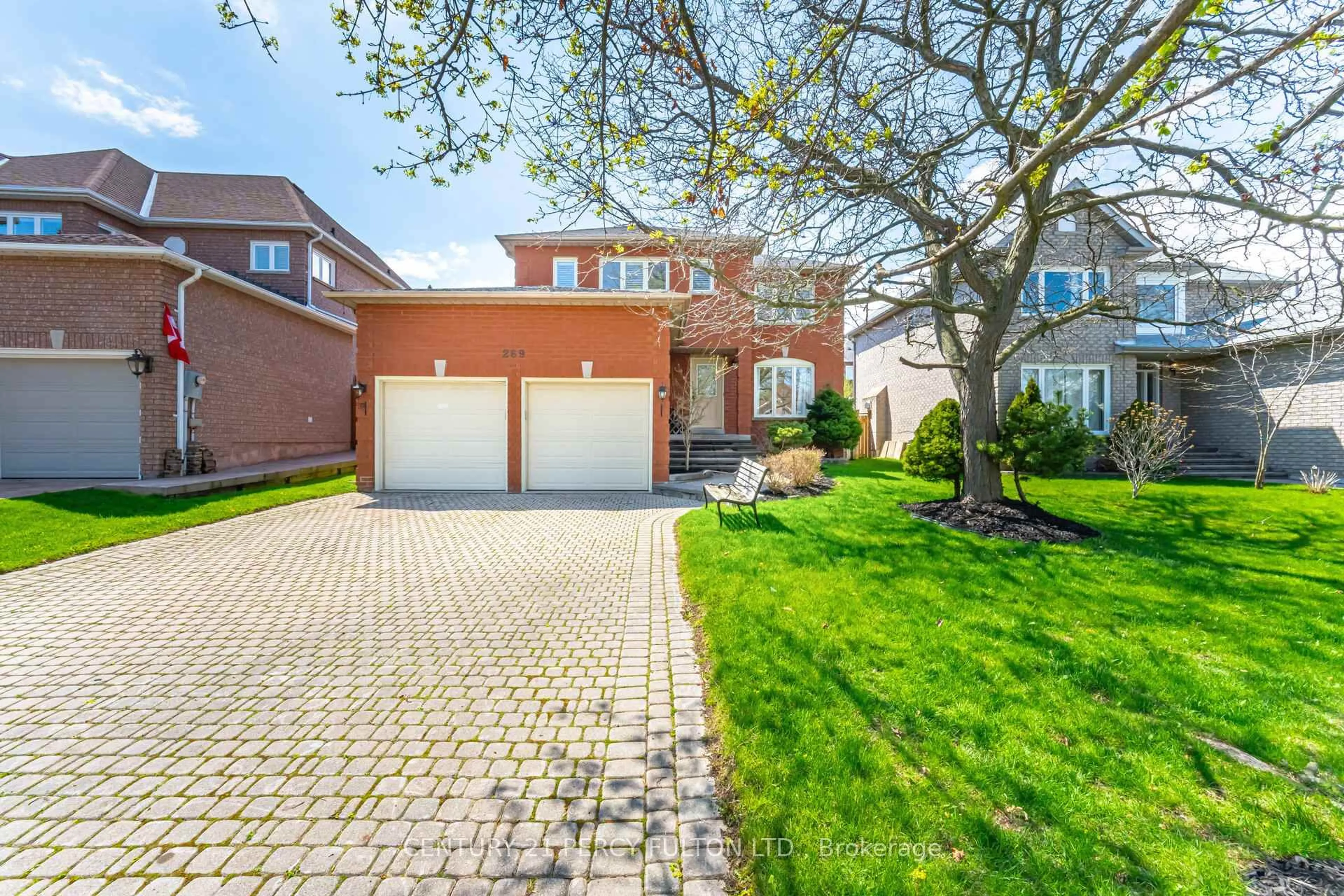 Home with brick exterior material, street for 269 Hoover Dr, Pickering Ontario L1V 5R9