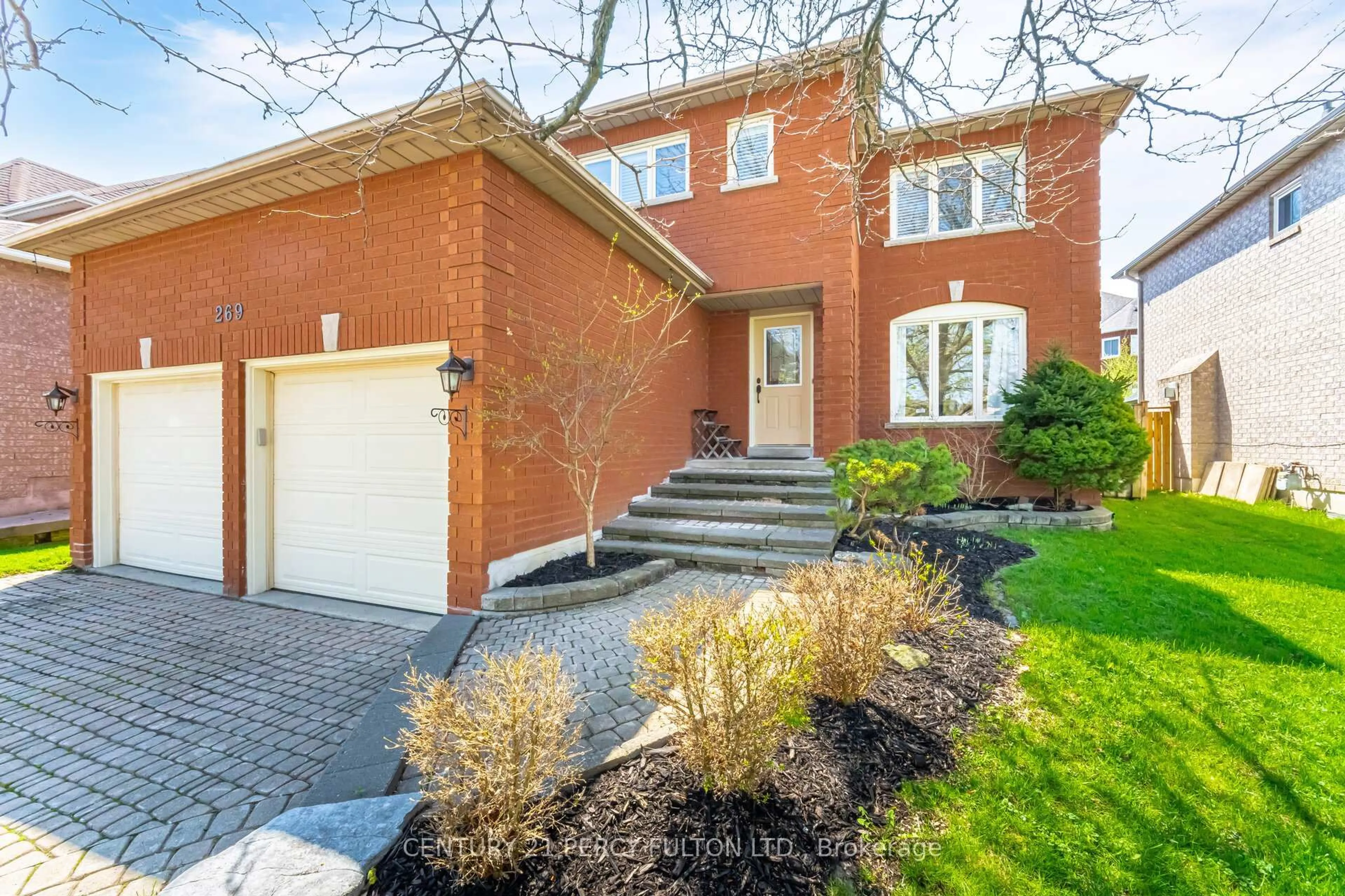 Home with brick exterior material, street for 269 Hoover Dr, Pickering Ontario L1V 5R9