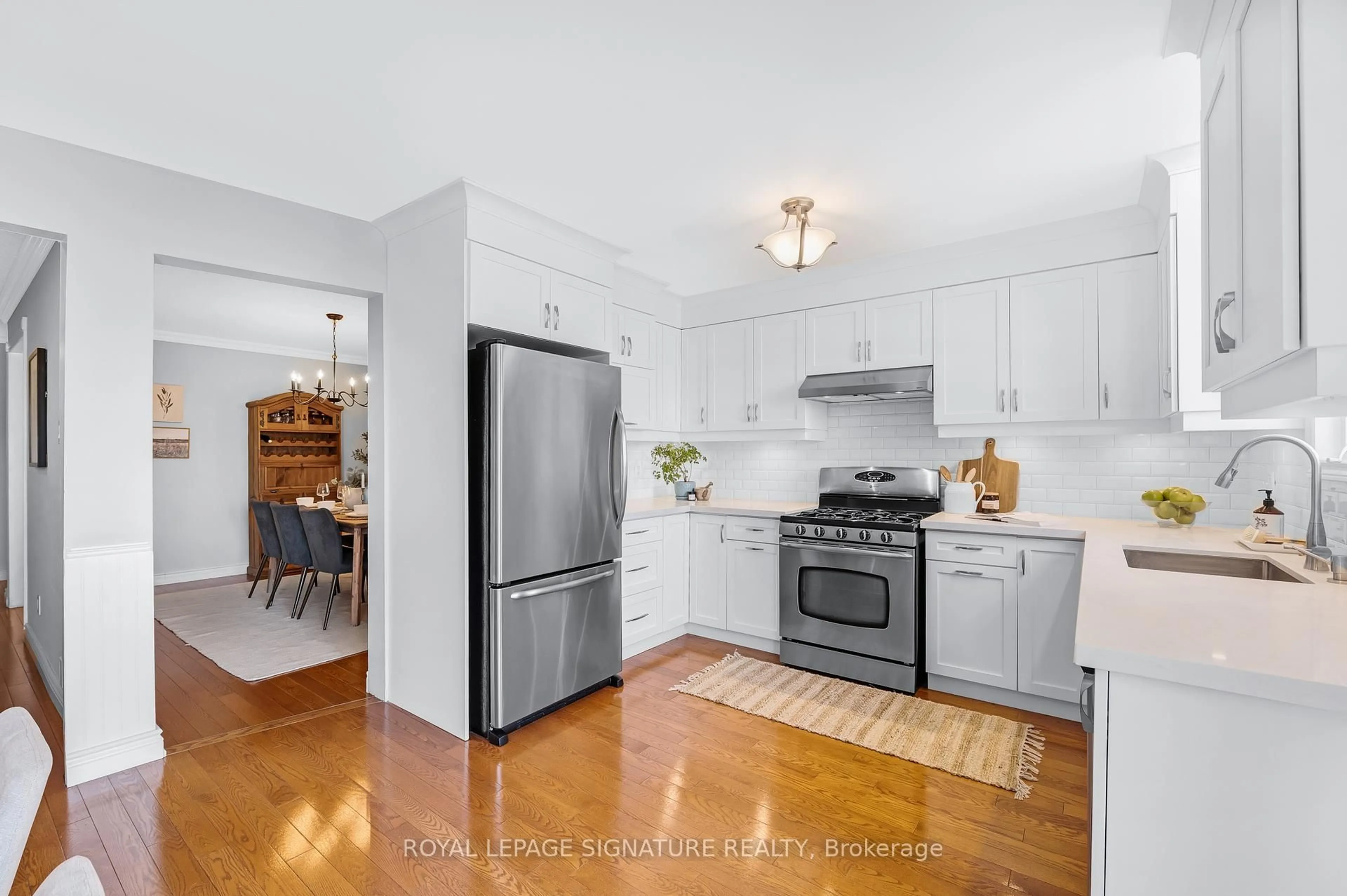 Open concept kitchen, unknown for 26 Parkins Dr, Ajax Ontario L1T 3L1
