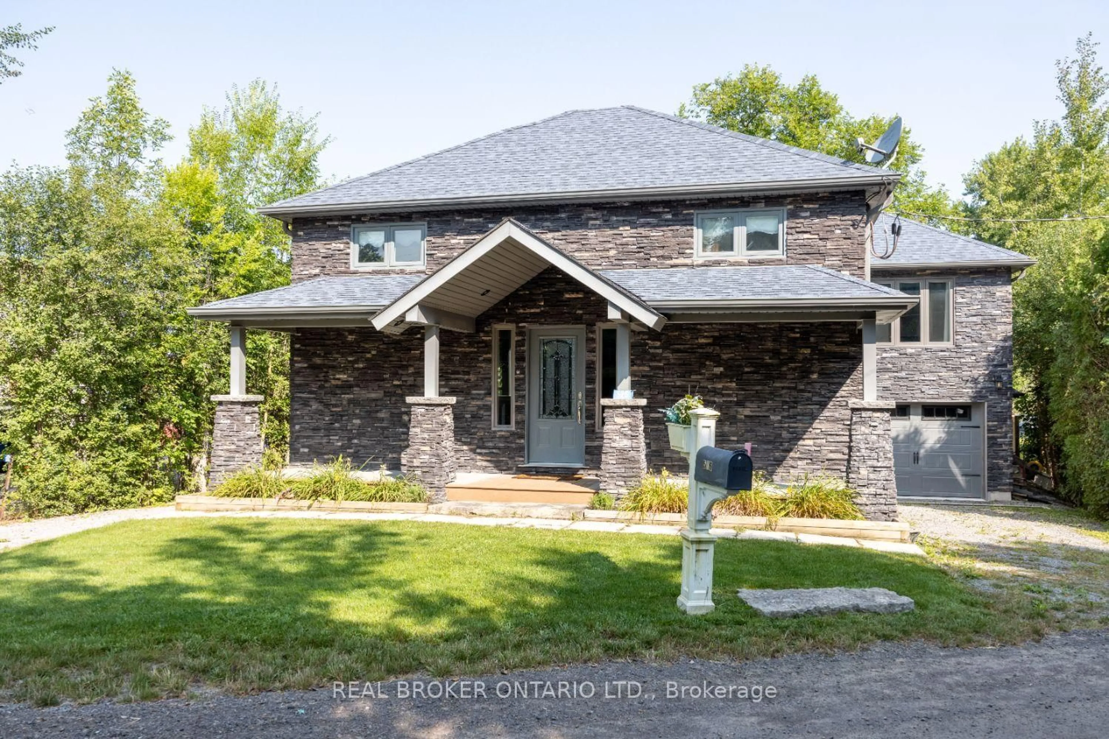 Home with brick exterior material, street for 526 View Lake Rd, Scugog Ontario L0B 1K0
